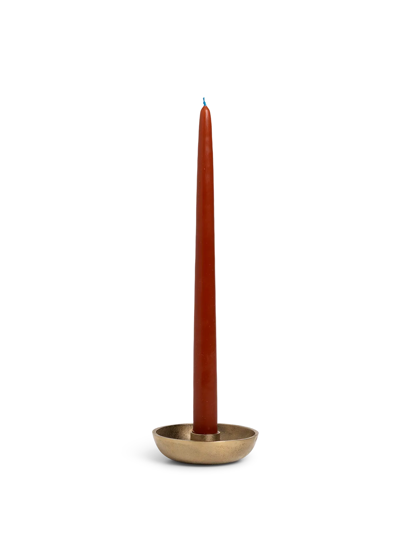 Bowl Single Candle Holder - Brass