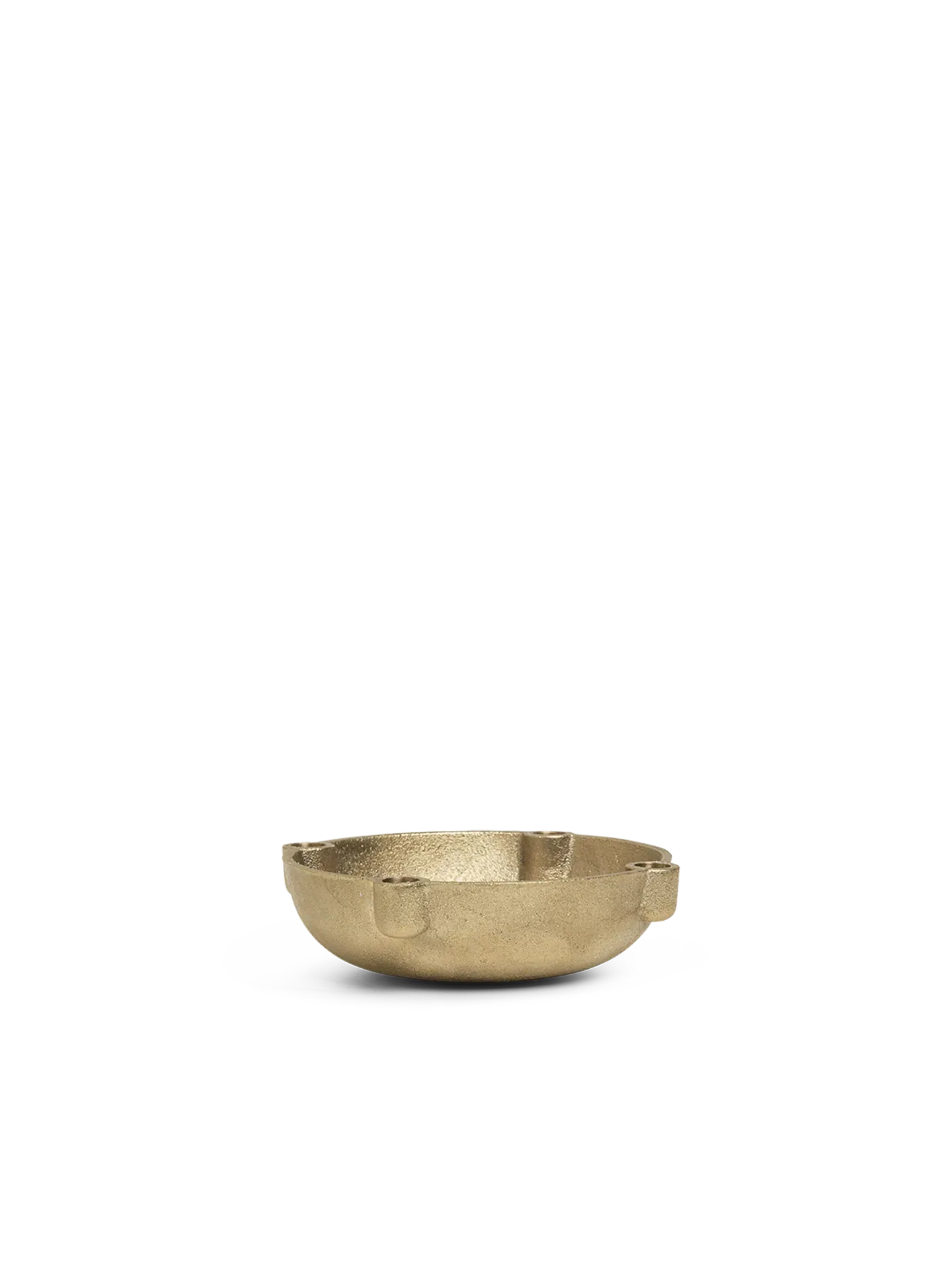 Bowl Small Candle Holder - Brass