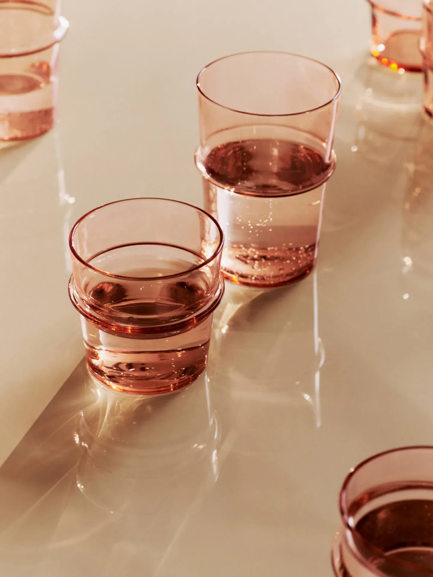 Boya Tall Glasses Set of 2 - Blush