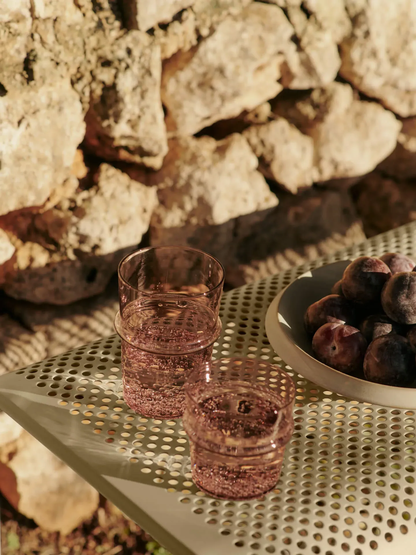 Boya Tall Glasses Set of 2 - Mauve