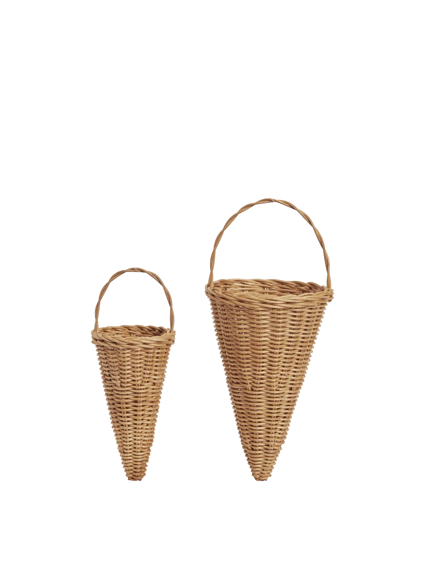 Braided Cones Set of 2 - Natural image