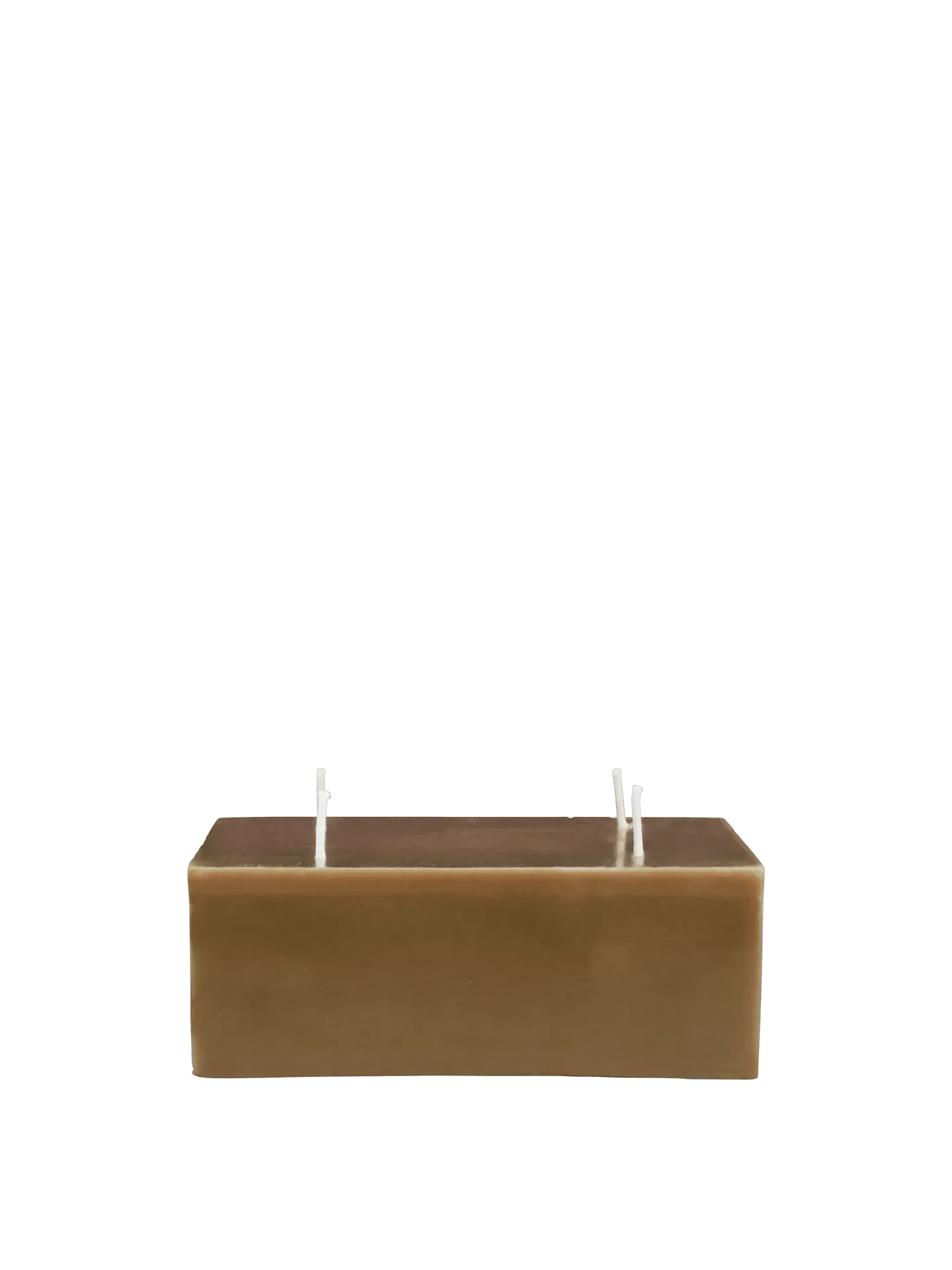 Burren Block Large Square Candle - Bronze