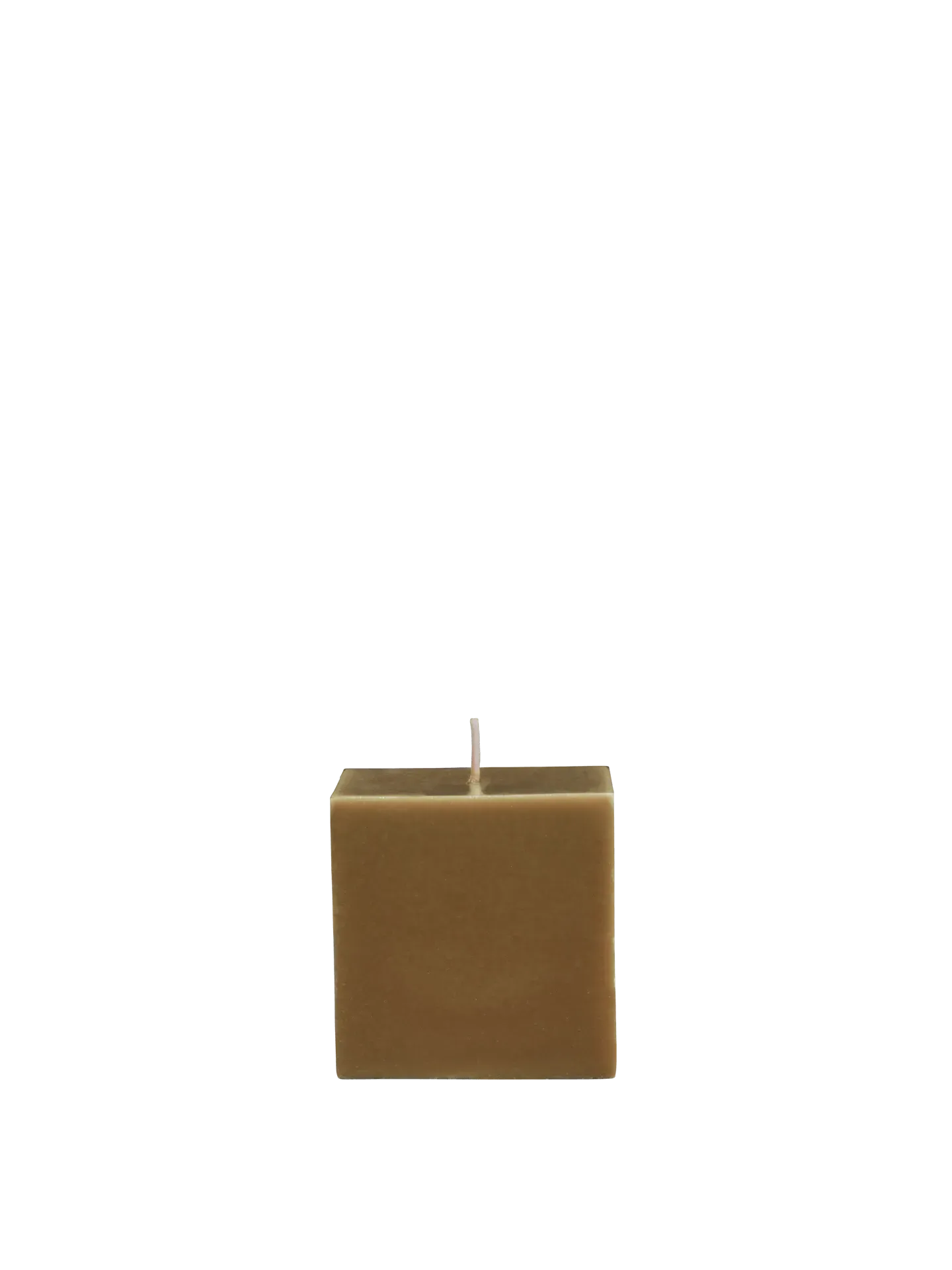 Burren Block Small Square Candle - Bronze image