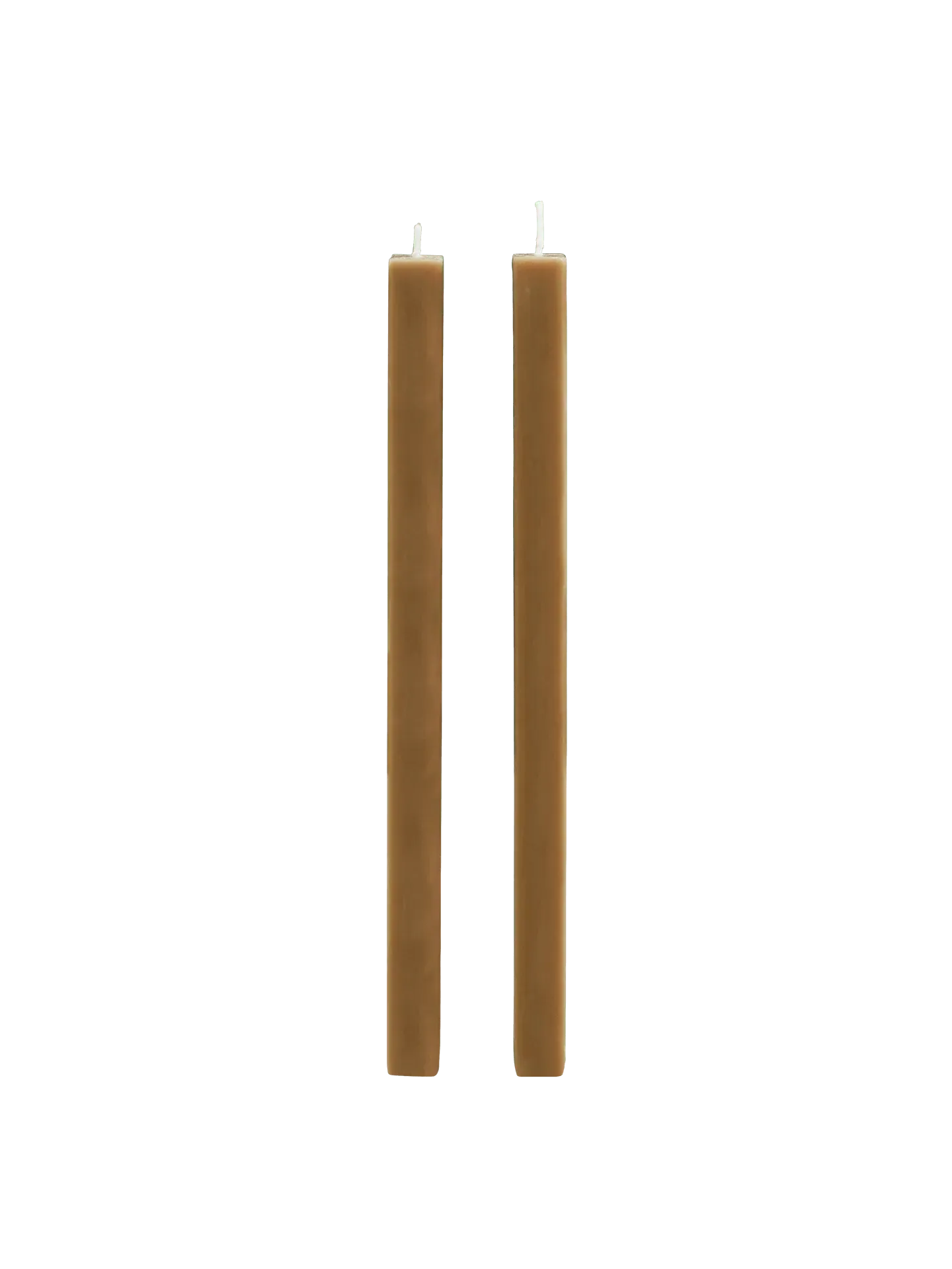 Burren Square Pillar Candles Set of 2 - Bronze image