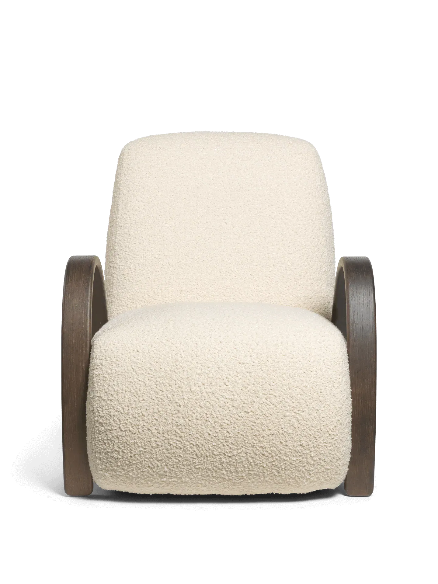 Buur Lounge Chair - Off-white, Bouclé