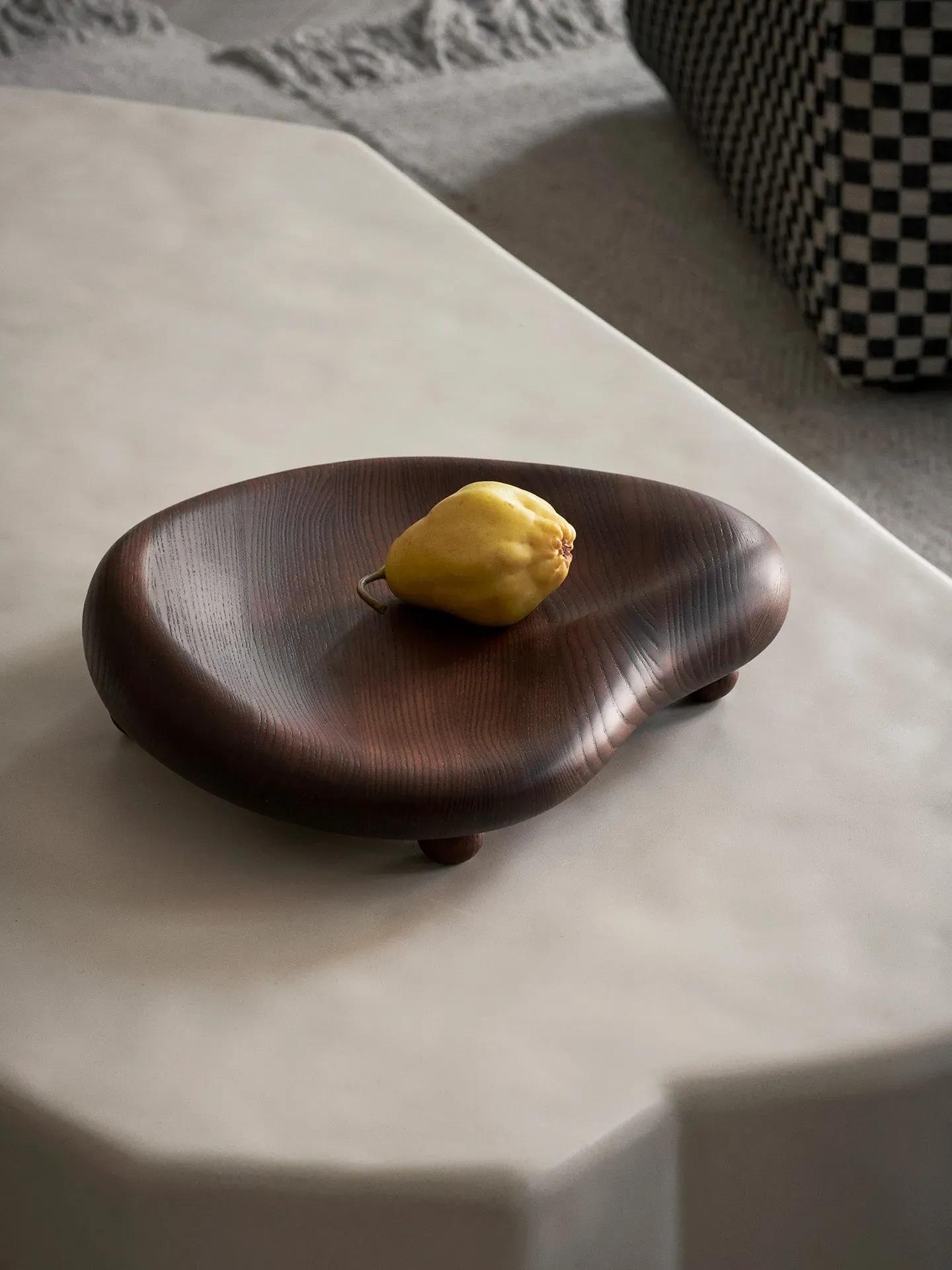 Cairn Centrepiece Bowl - Dark Brown, Ash Wood