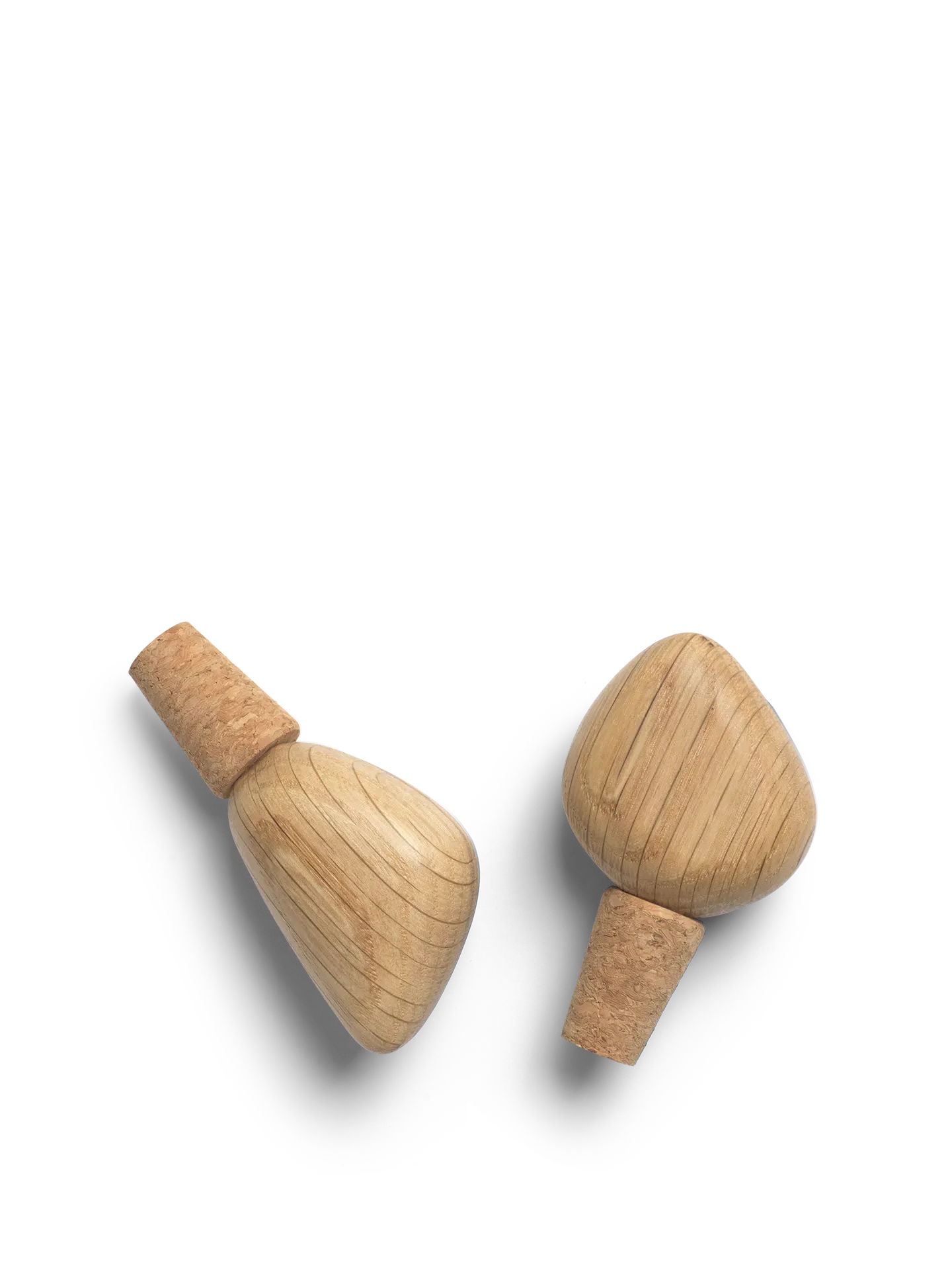 Cairn Wine Stoppers Set of 2 - Oak image