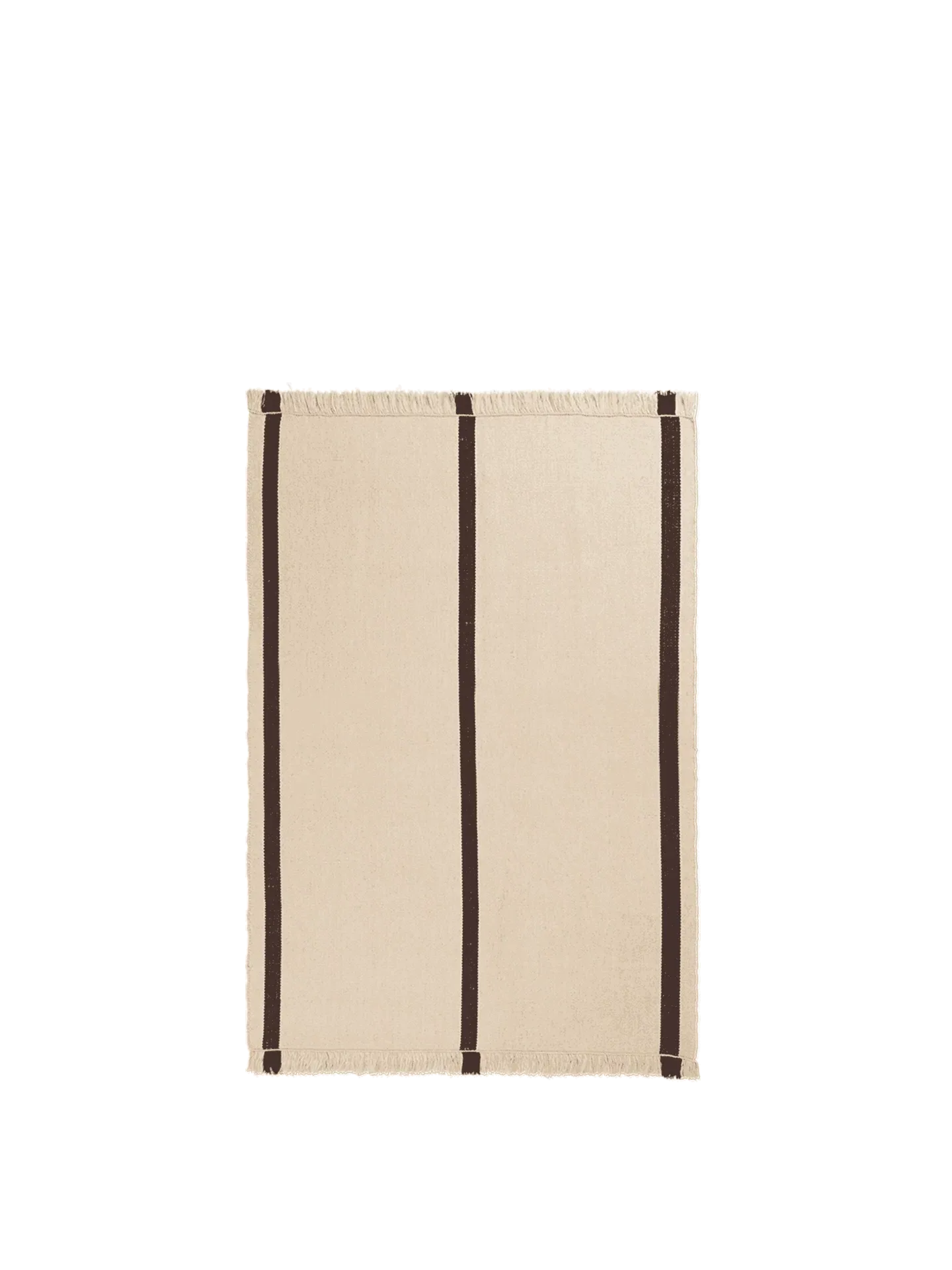 Calm Kelim Rug - Off-White/Coffee