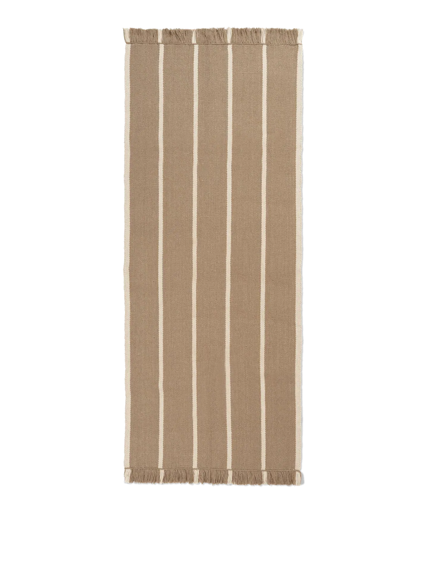 Calm Kelim Runner - Dark Sand, Wool image