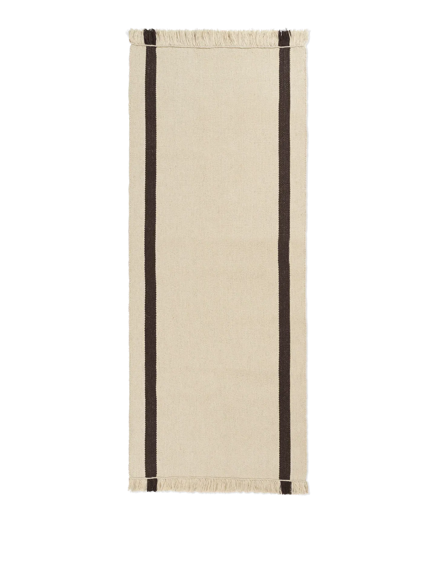 Calm Kelim Runner - Off-White, Wool