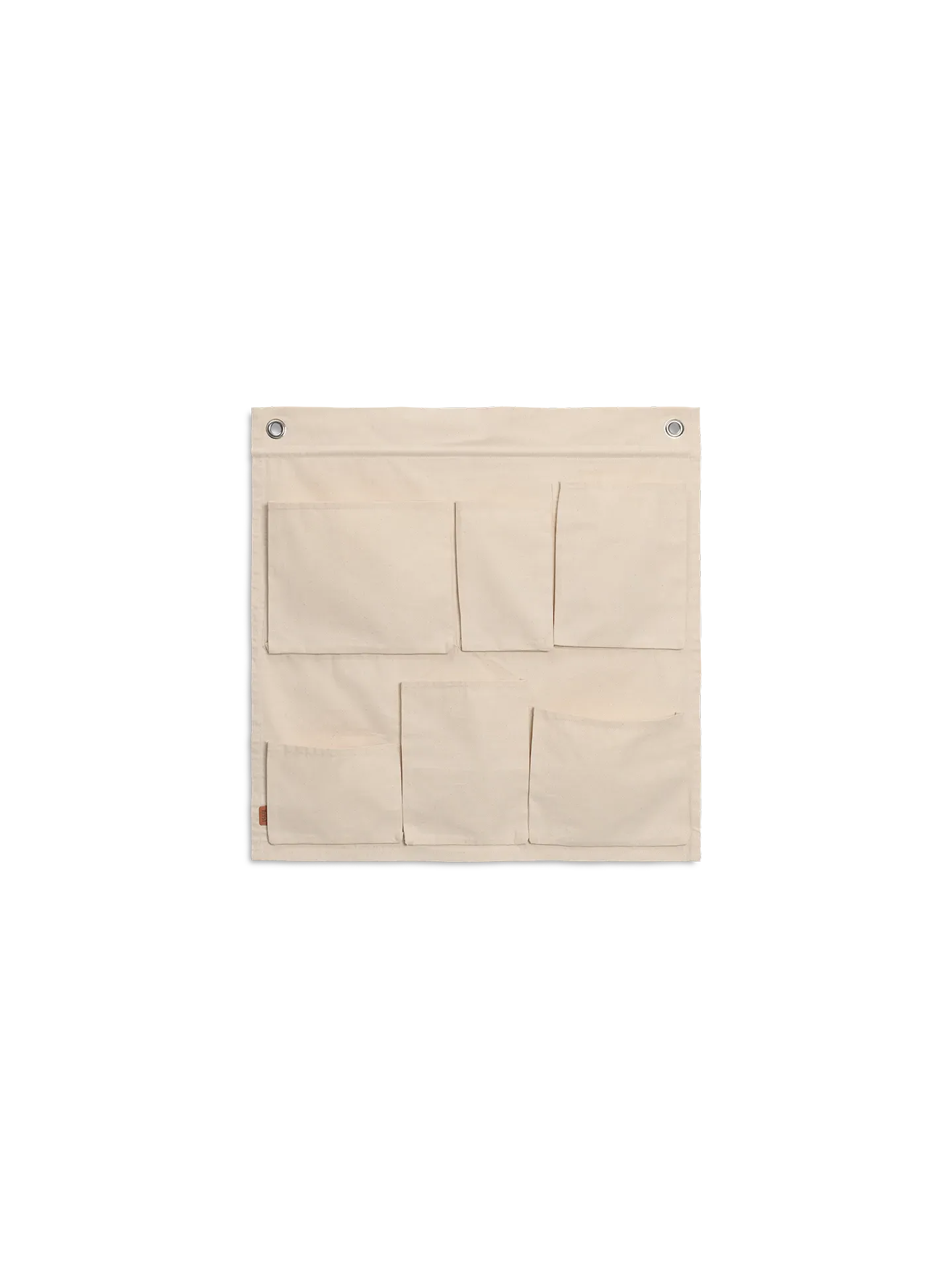 Canvas Wall Pockets - Off-white image