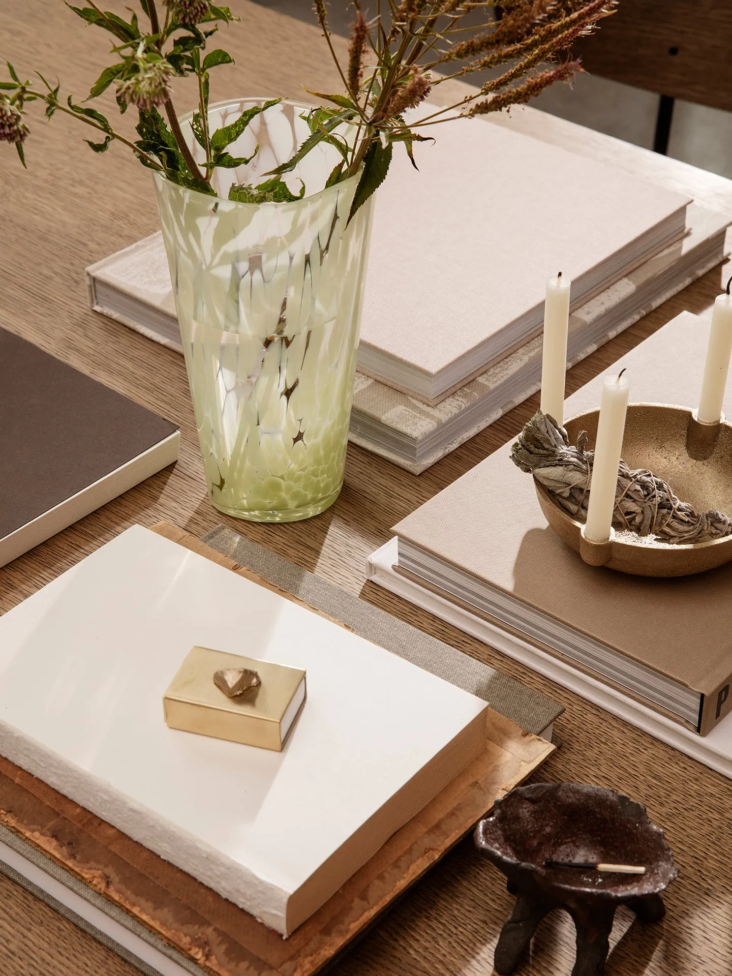 Casca Vase - Fog Green