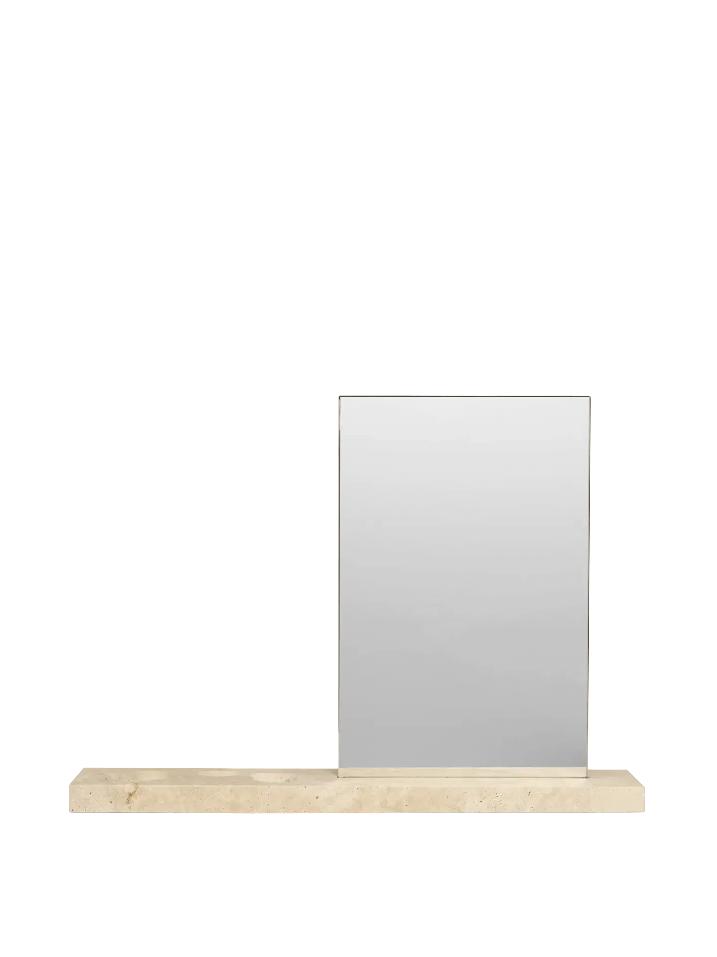 Caseta Table Mirror - Travertine image