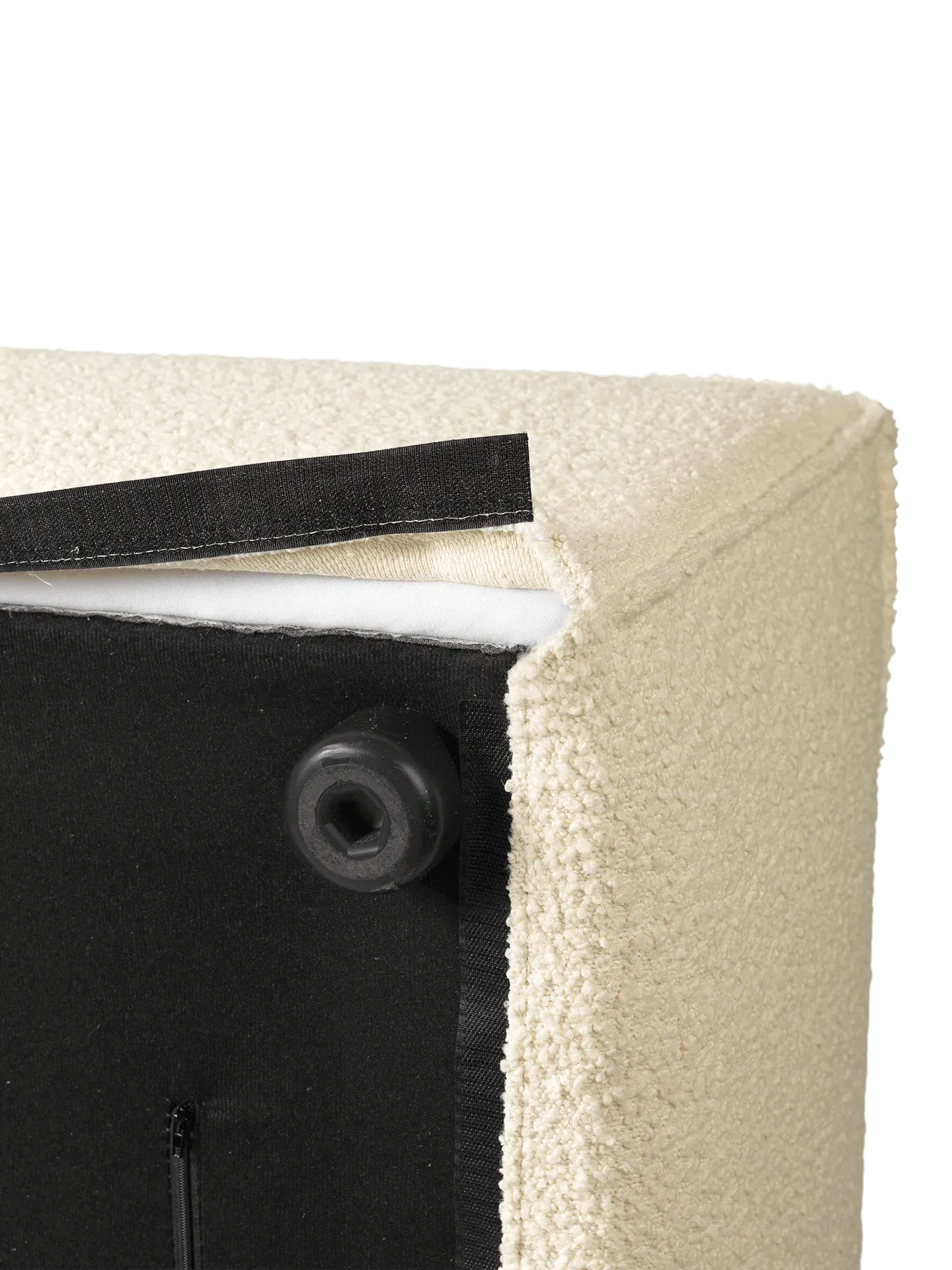 Catena Center L100 Sofa - Off-White, Bouclé