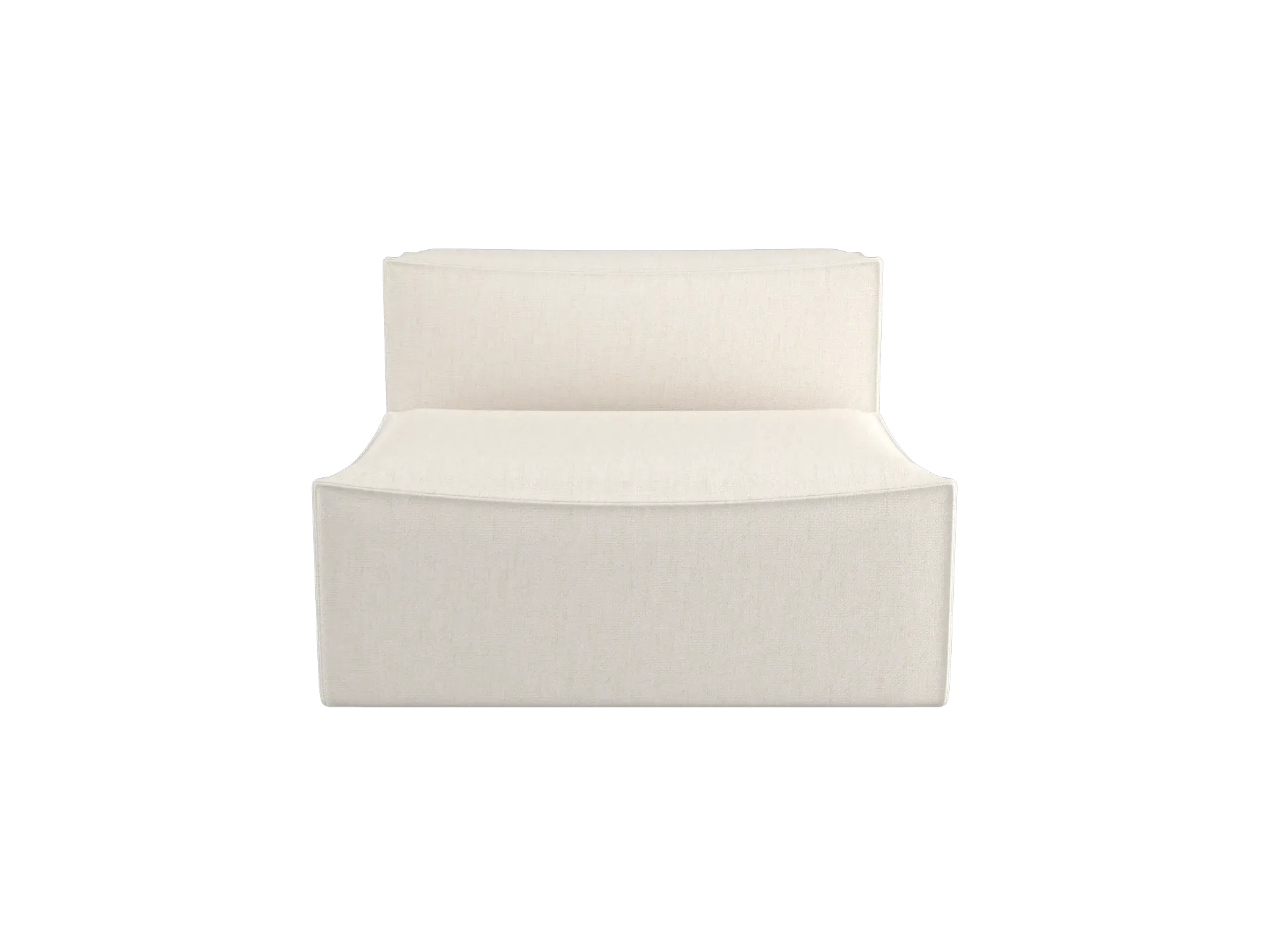 Catena Center L100 Sofa - Off-White, Bouclé