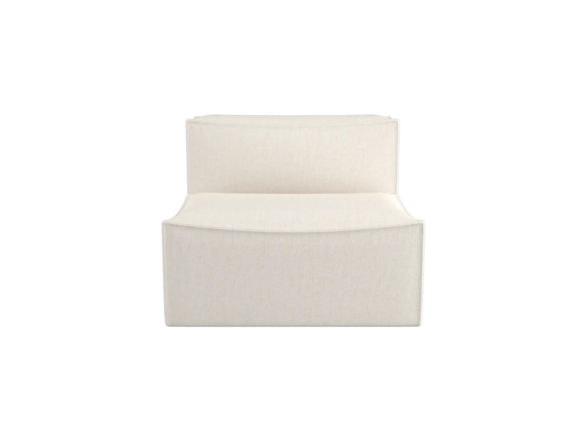 Catena Center S100 Sofa - Off-White, Bouclé