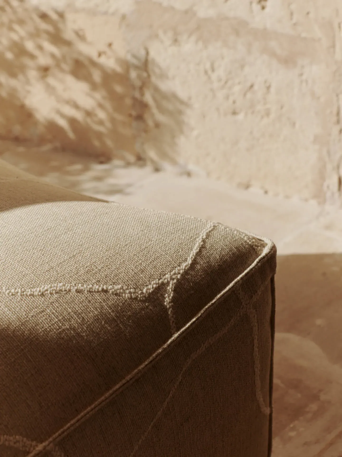 Catena Center Sofa Module - Sand, Italian Yarn