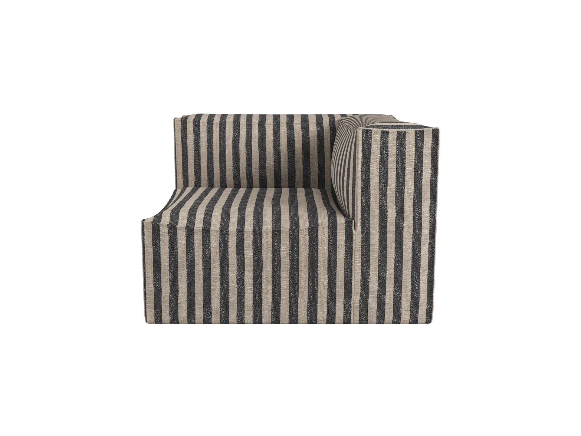 Catena Corner Sofa Connect L200 - Sand/Black, Louisiana