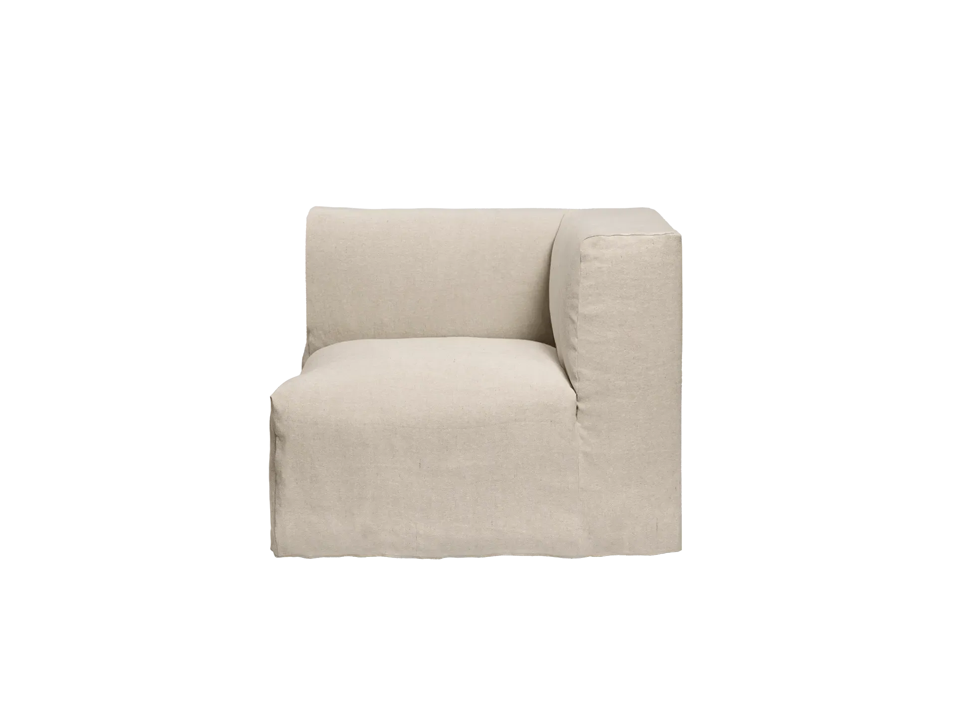 Catena Corner Sofa with Loose Drape - Natural, Jute image