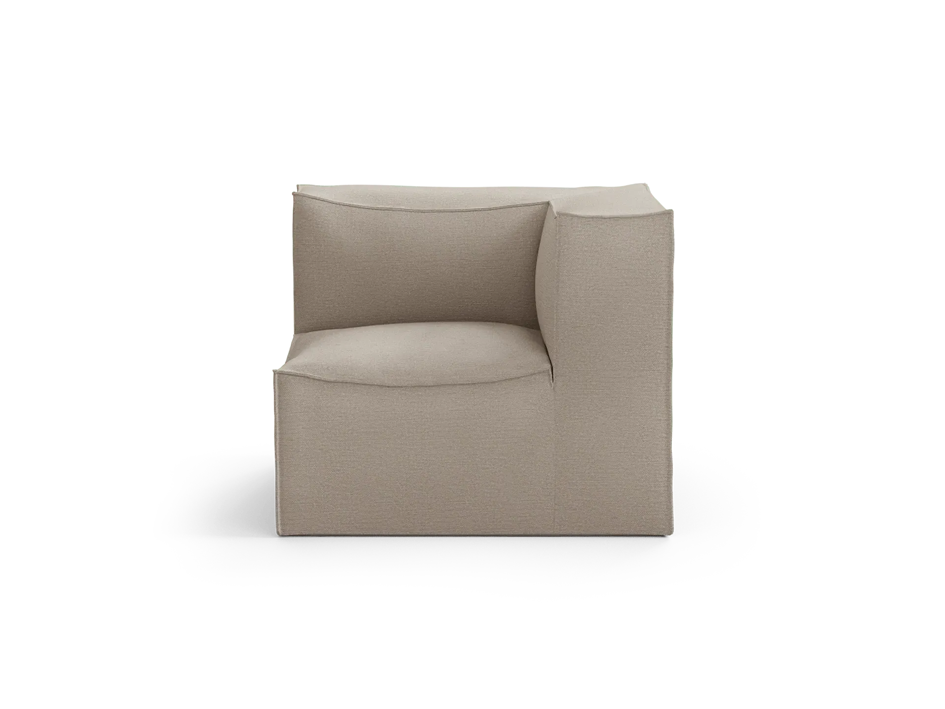 Catena L-Shaped Corner Sofa - Natural, Cotton Linen image