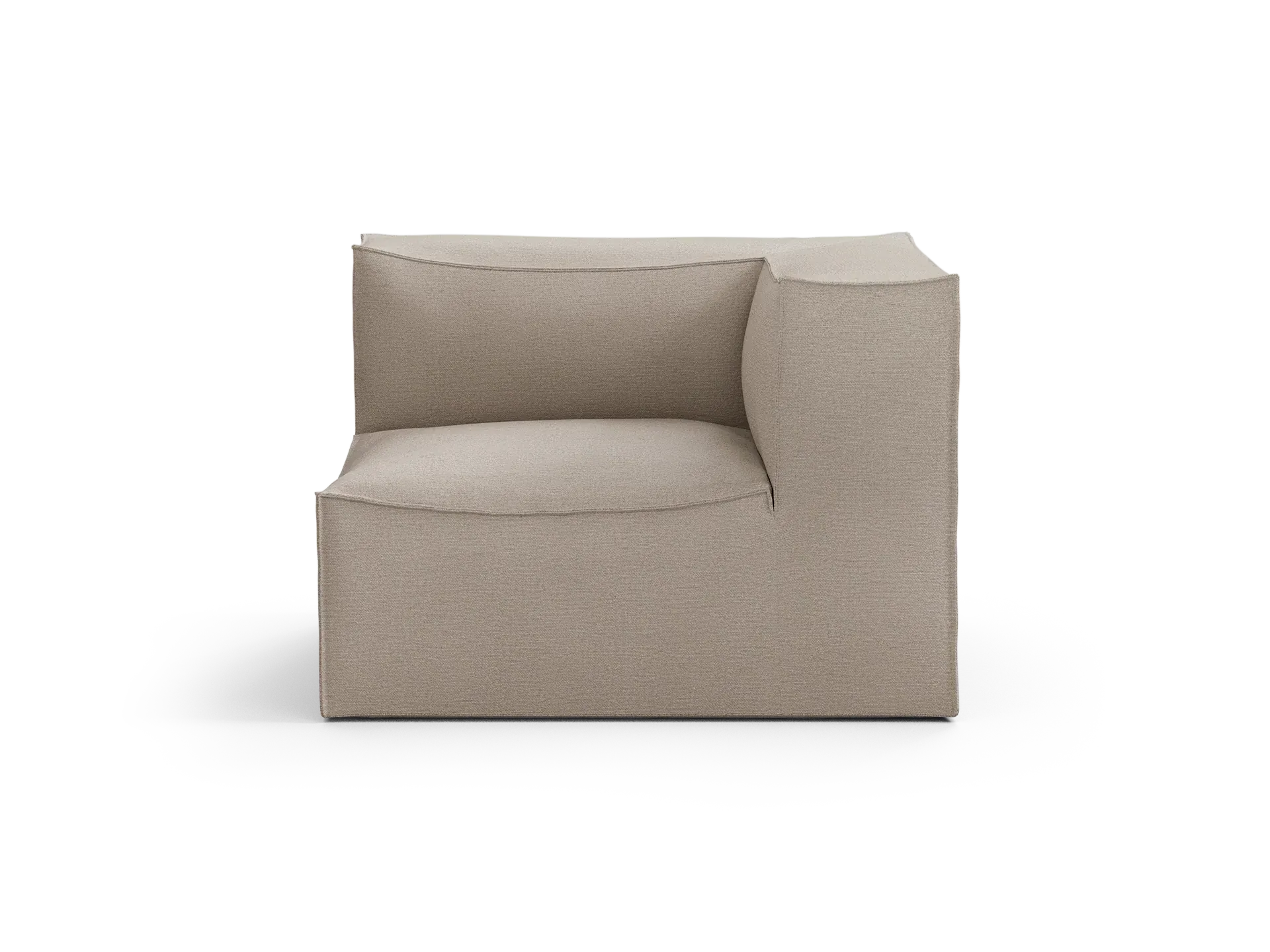 Catena L-Shaped Corner Sofa - Natural, Cotton Linen