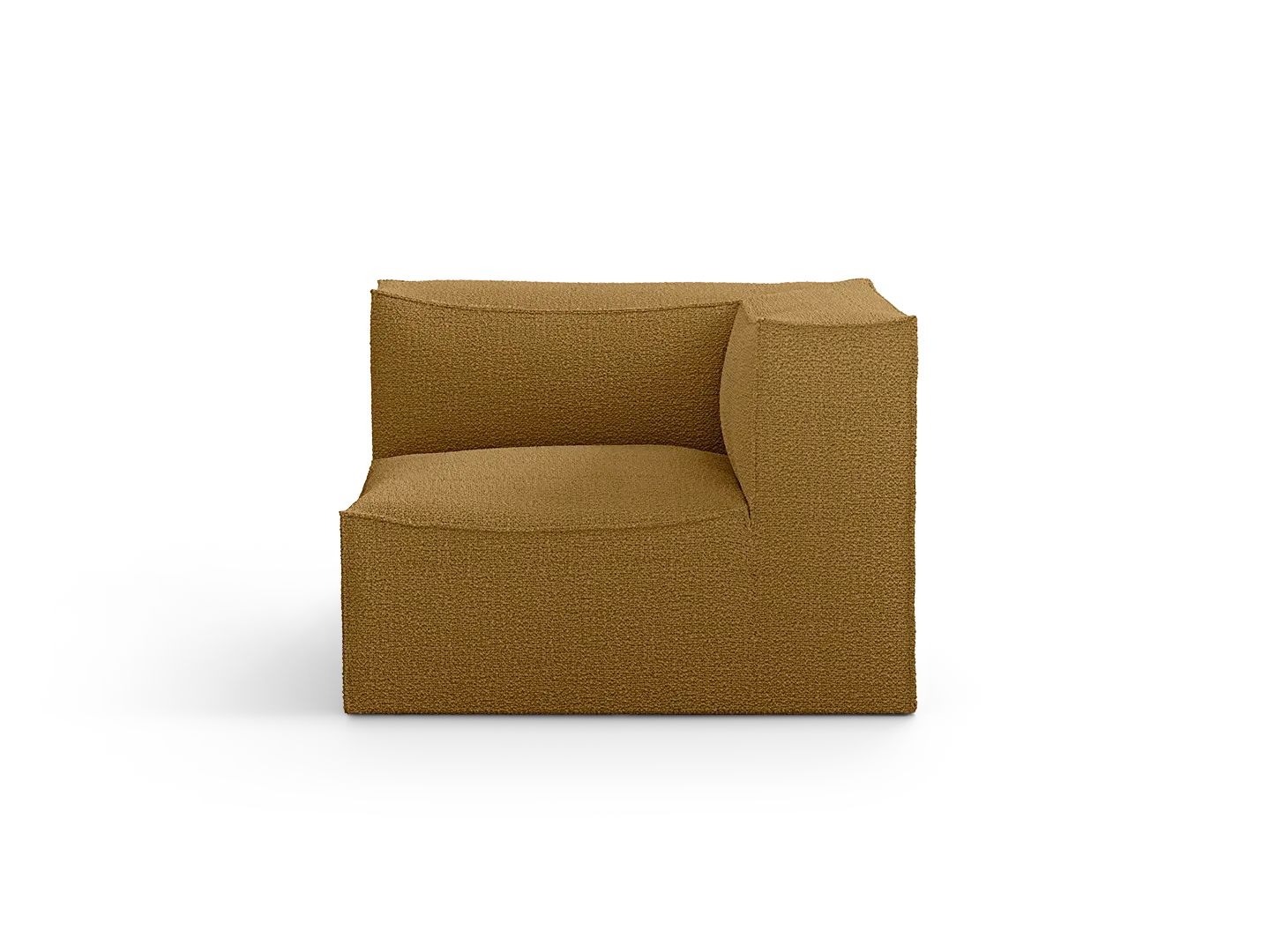 Catena L-Shaped Corner Sofa - Sugar Kelp, Wool Bouclé