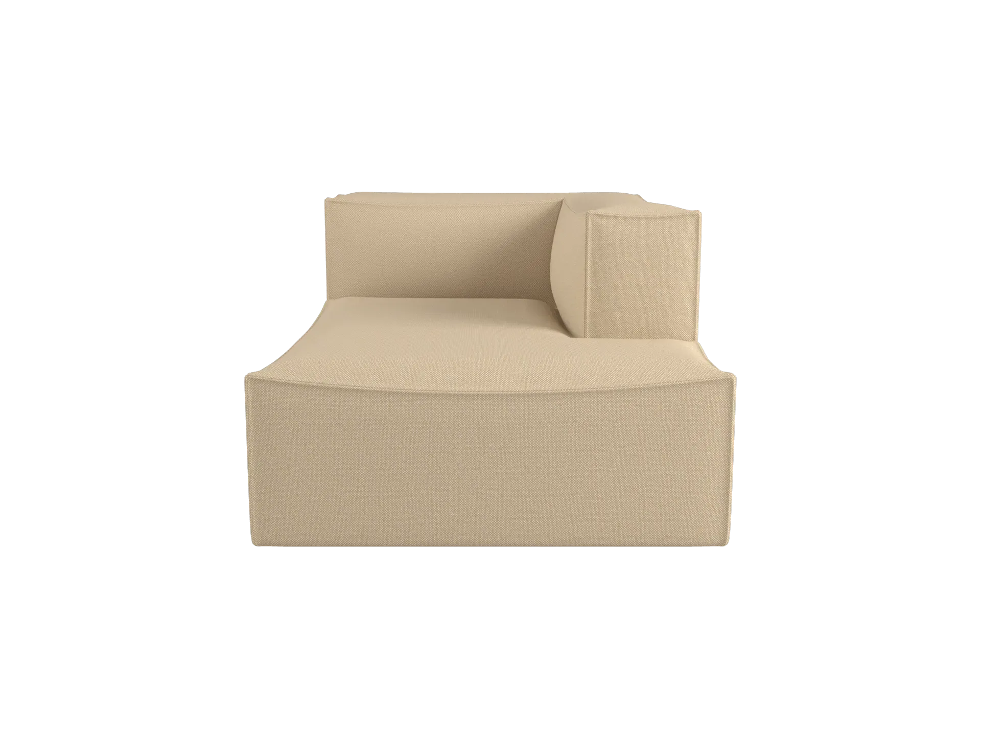 Catena Left Chaise Longue Sofa - Beige, Hallingdal