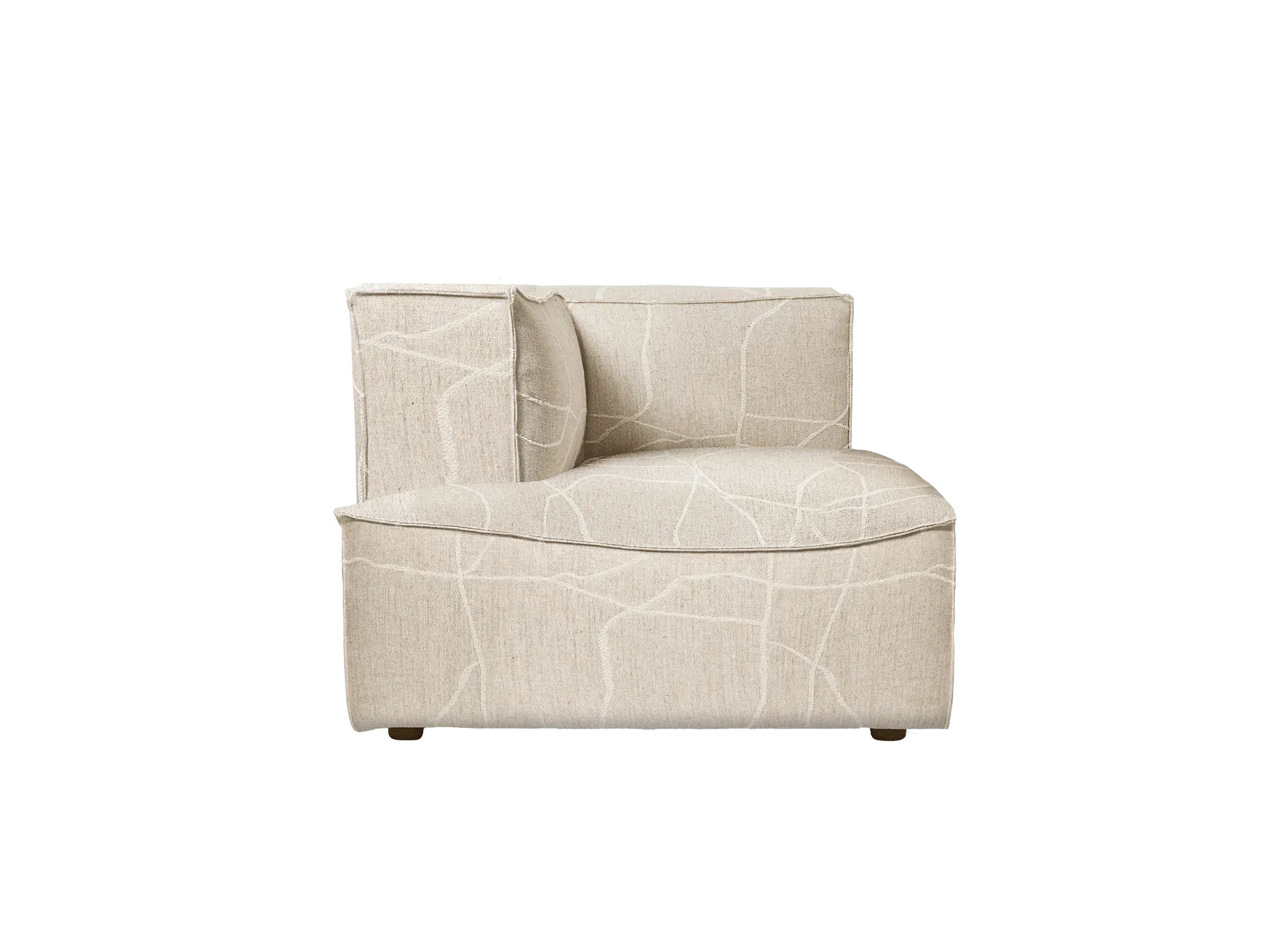 Catena Right Chaise Longue Sofa - Sand, Can Lis