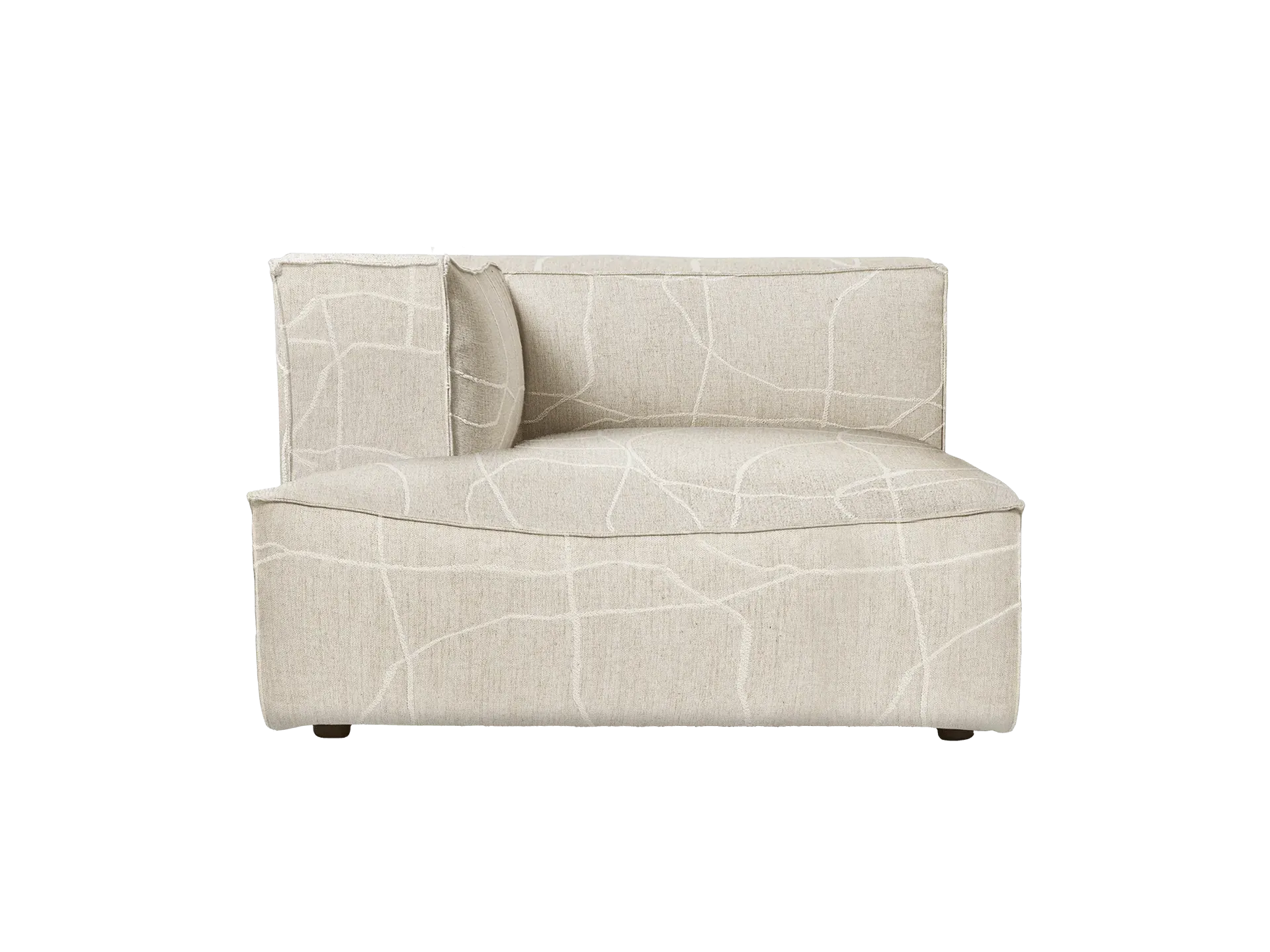 Catena Right Chaise Longue Sofa - Sand, Can Lis