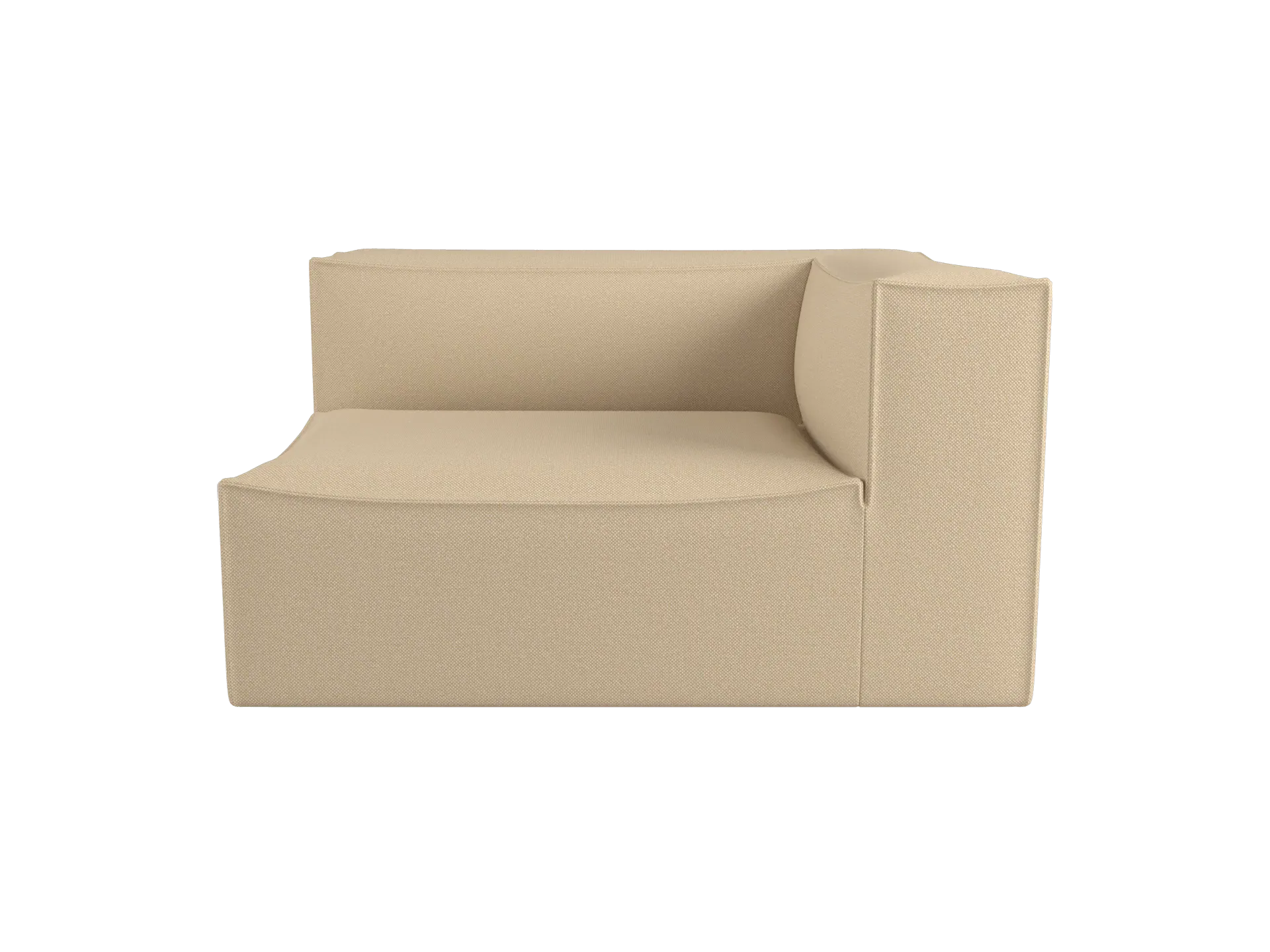 Catena Sofa Armrest Left L400 - Beige, Hallingdal Fabric