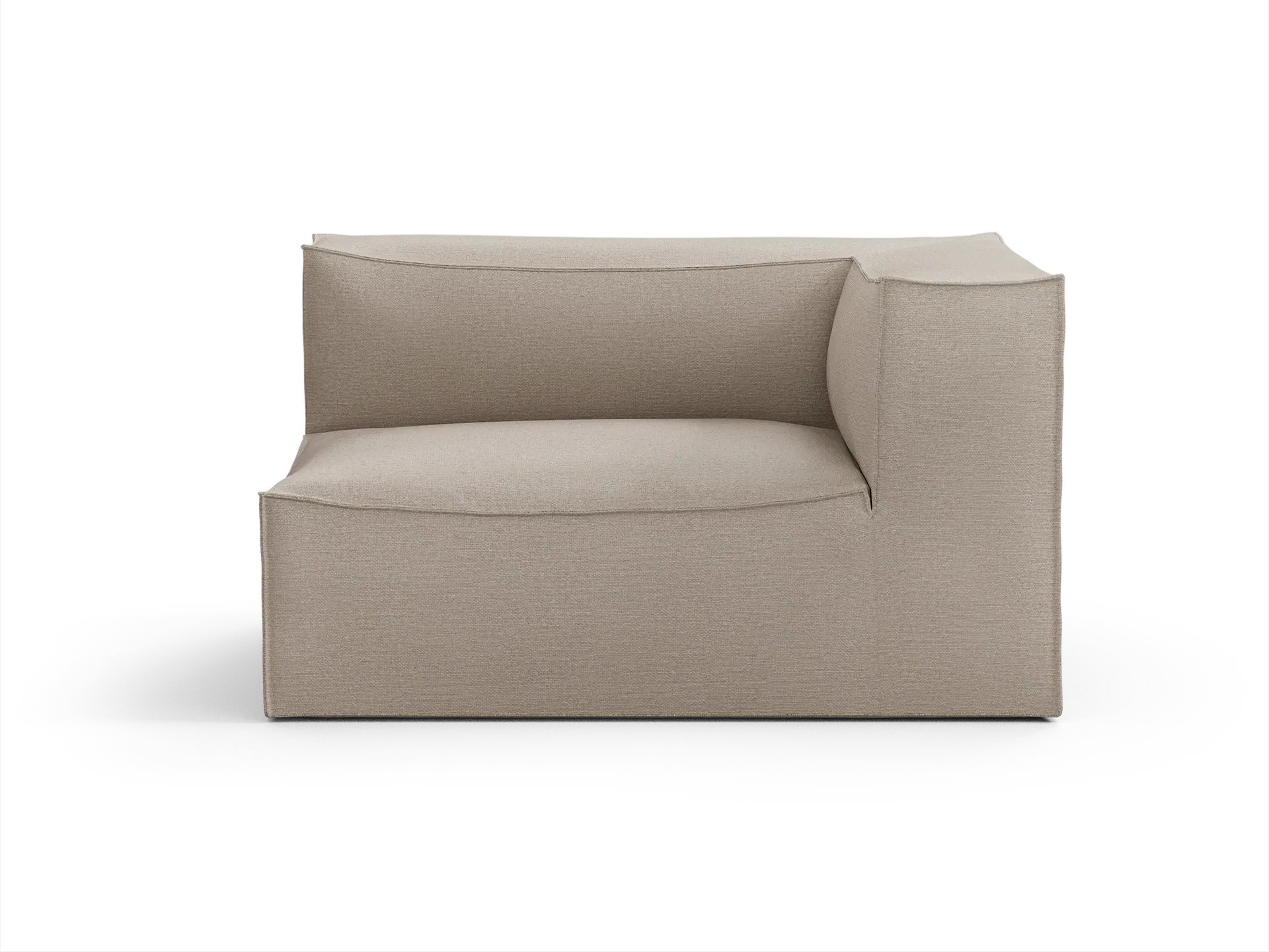 Catena Sofa Armrest Left L400 - Natural, Cotton Linen