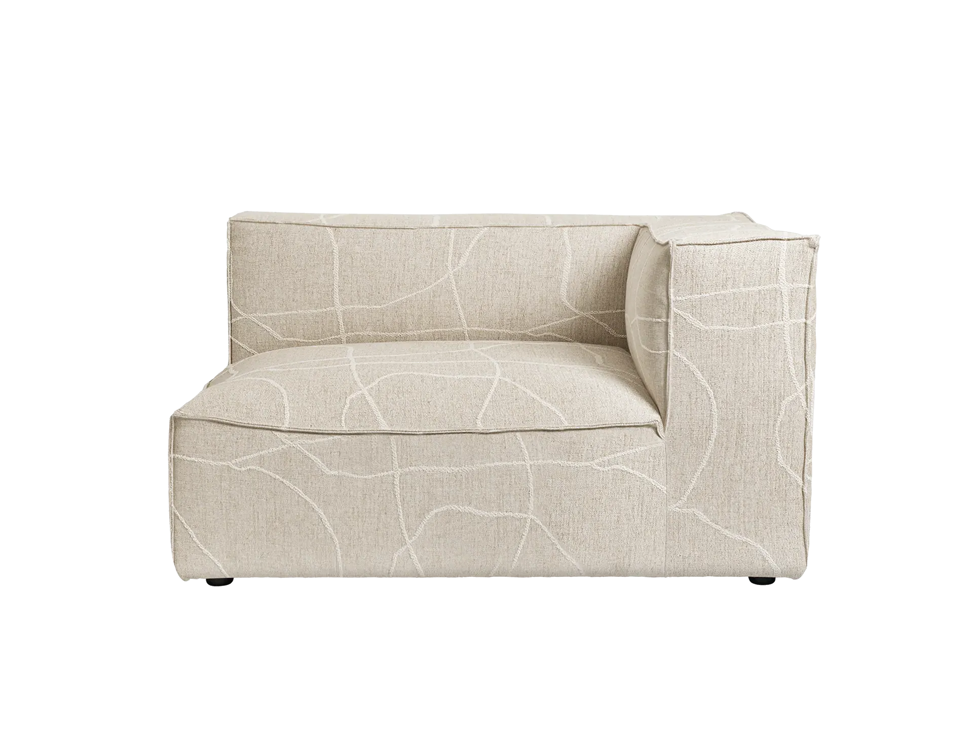 Catena Sofa Armrest Left L400 - Sand, Italian Yarn