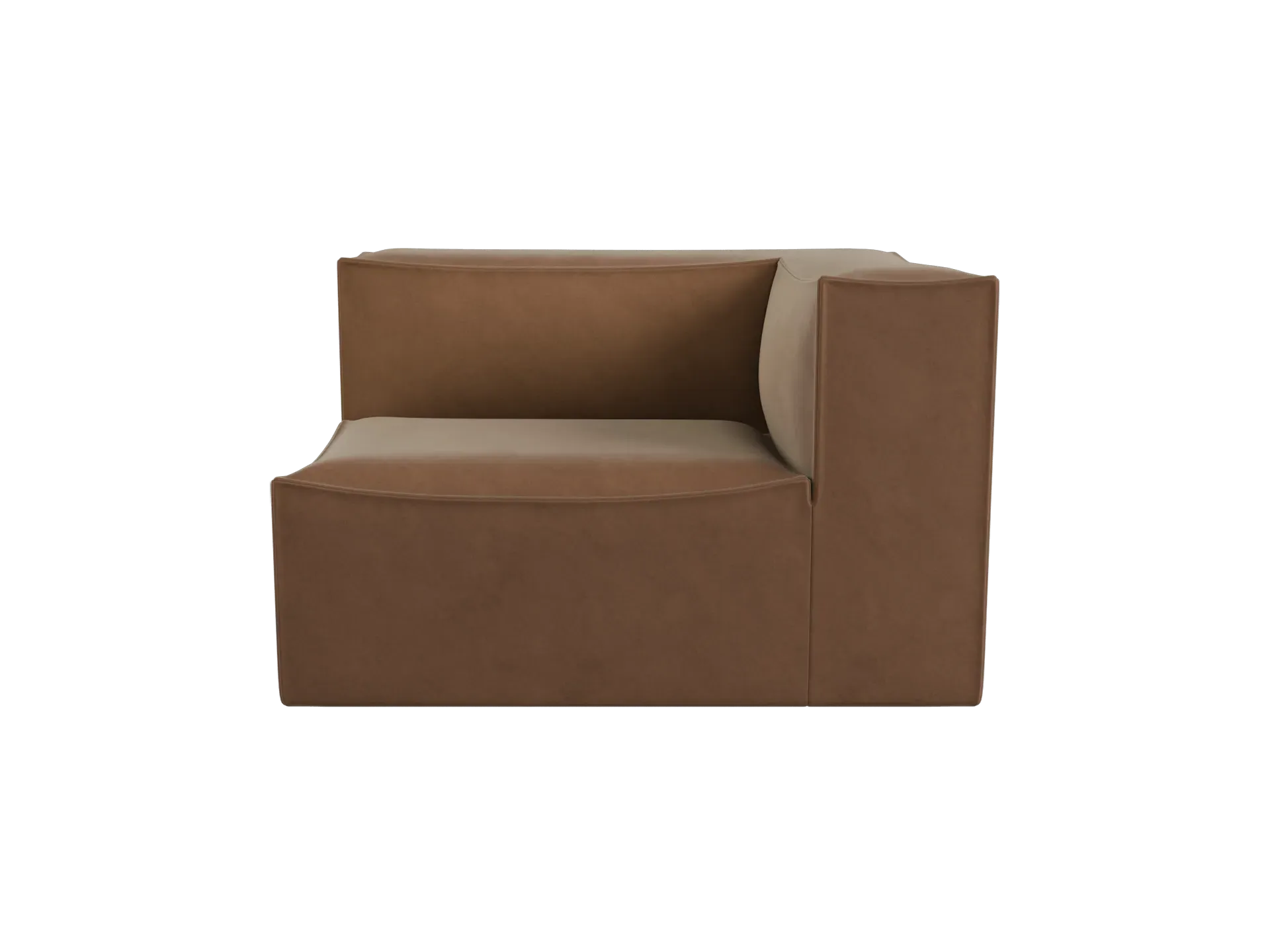 Catena Sofa Armrest Left S400 - Brown, Velvet image