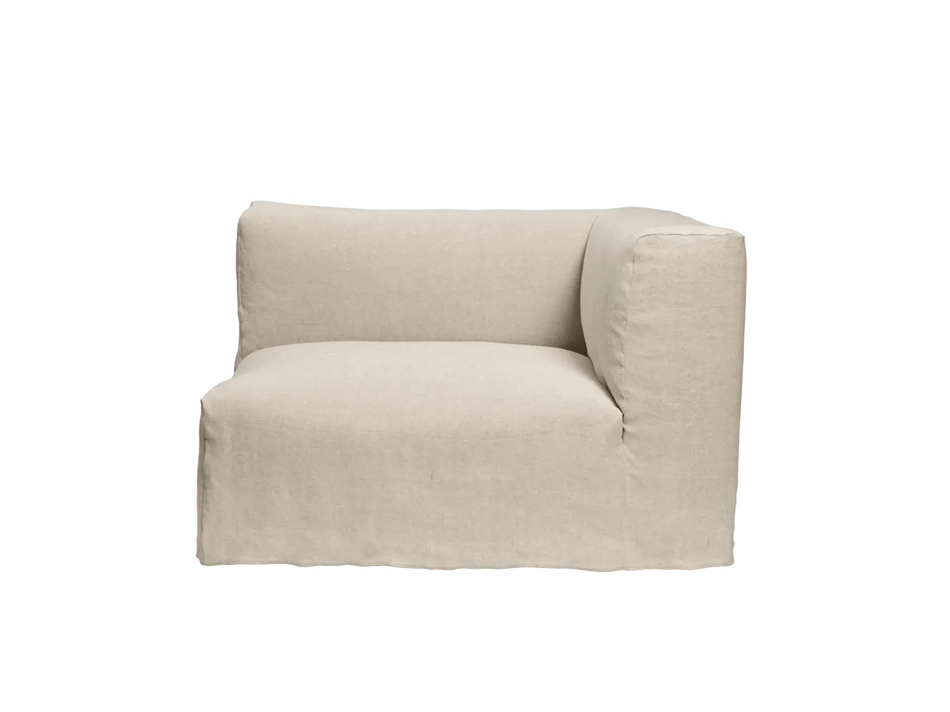 Catena Sofa Armrest Left S400 - Natural, Loose Drape