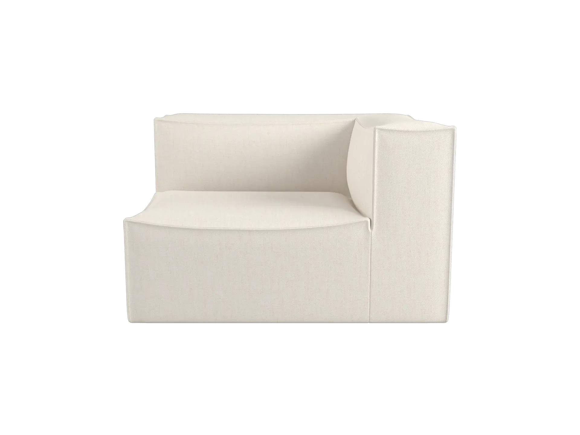 Catena Sofa Armrest Left S400 - Off-White, Bouclé