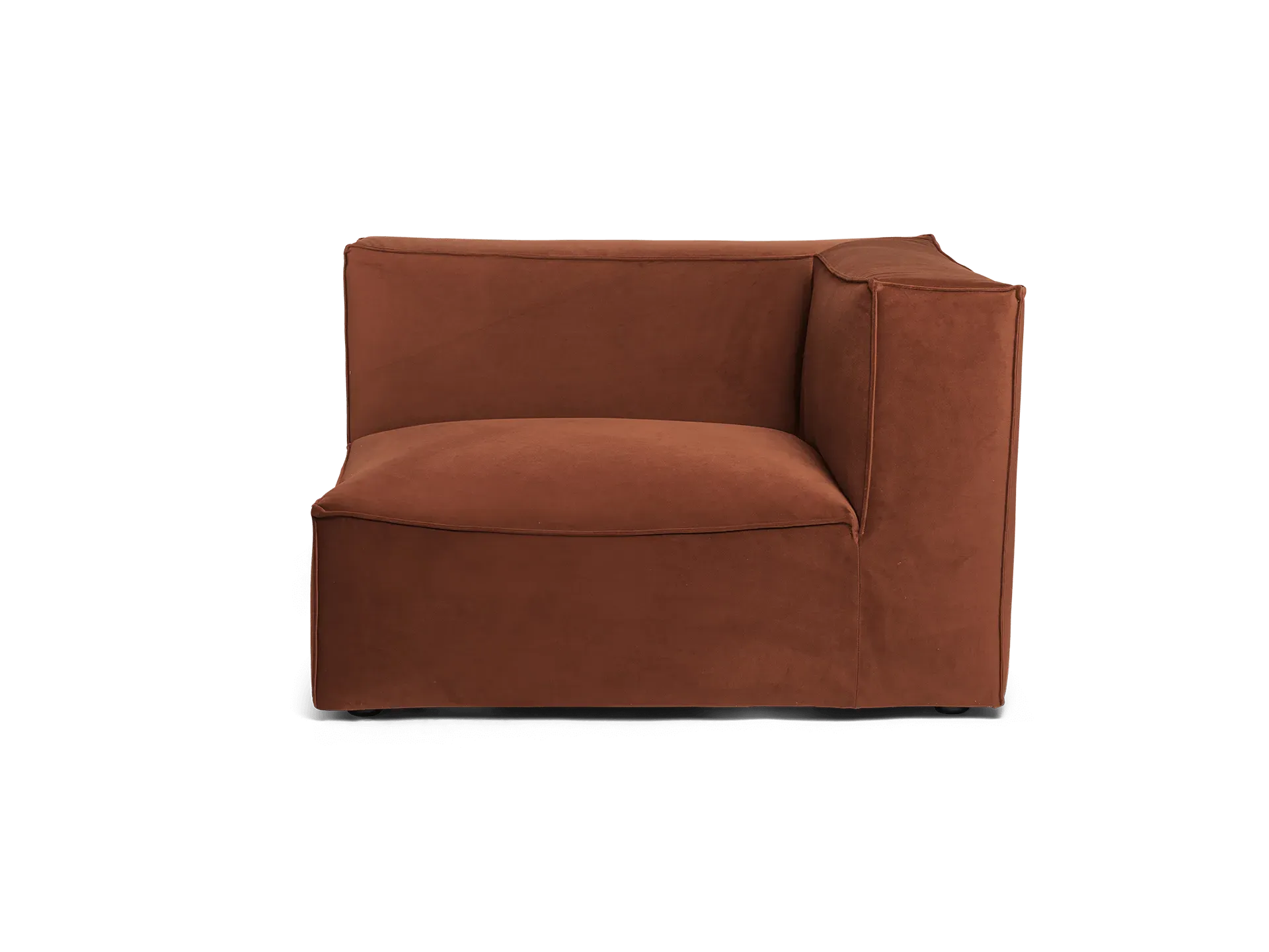 Catena Sofa Armrest Left S400 - Rust, Velvet