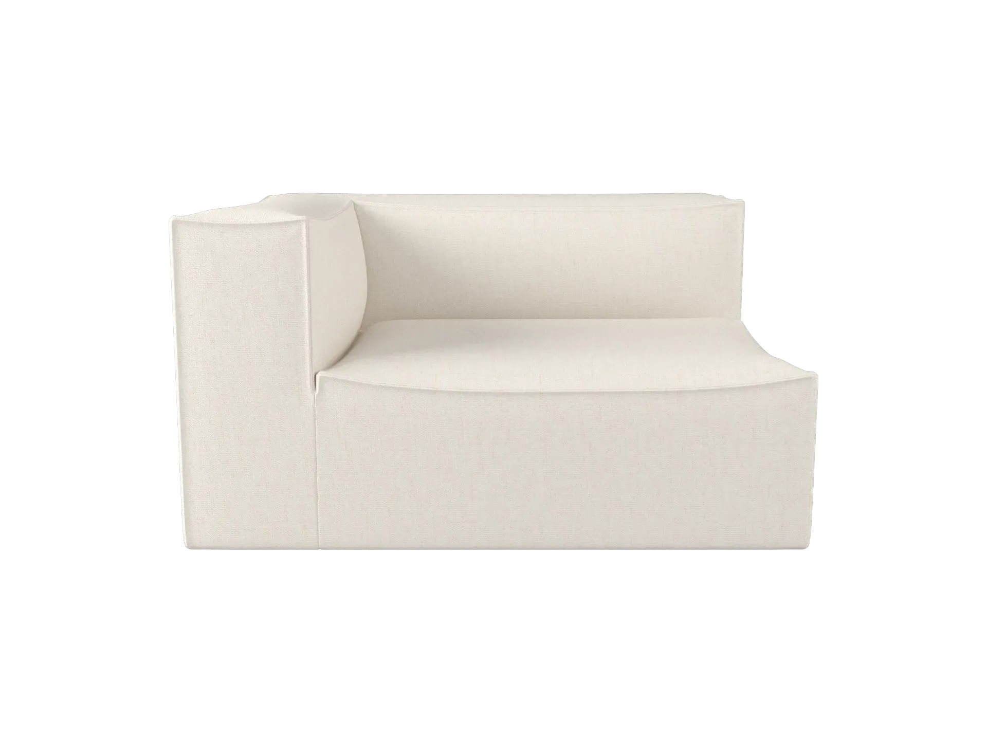 Catena Sofa Armrest Right L401 - Off-White, Bouclé