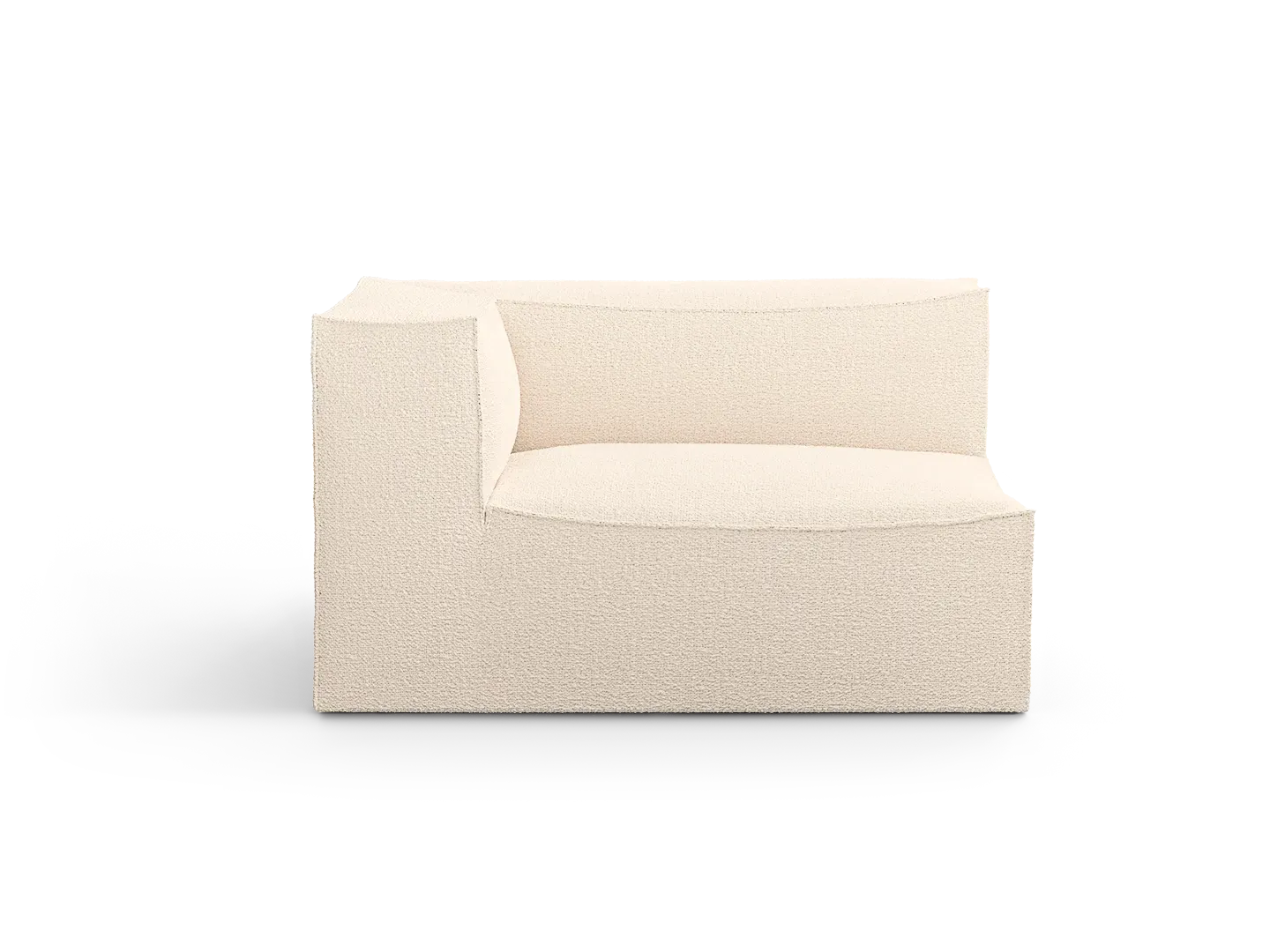 Catena Sofa Armrest Right L401 - Off-White, Bouclé