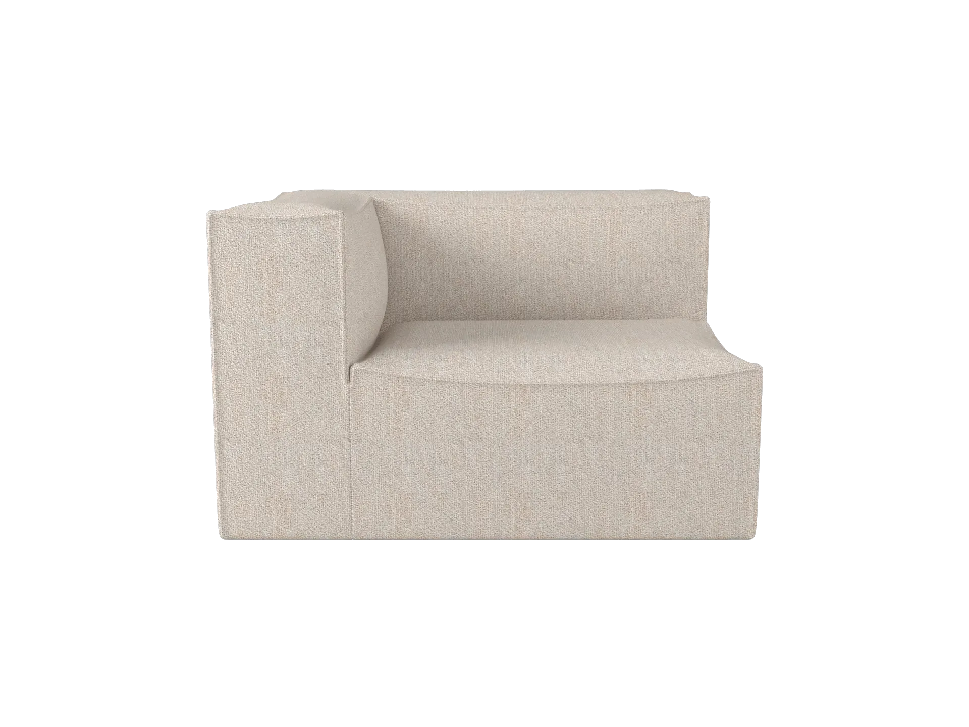 Catena Sofa Armrest Right S401 - Natural, Bouclé