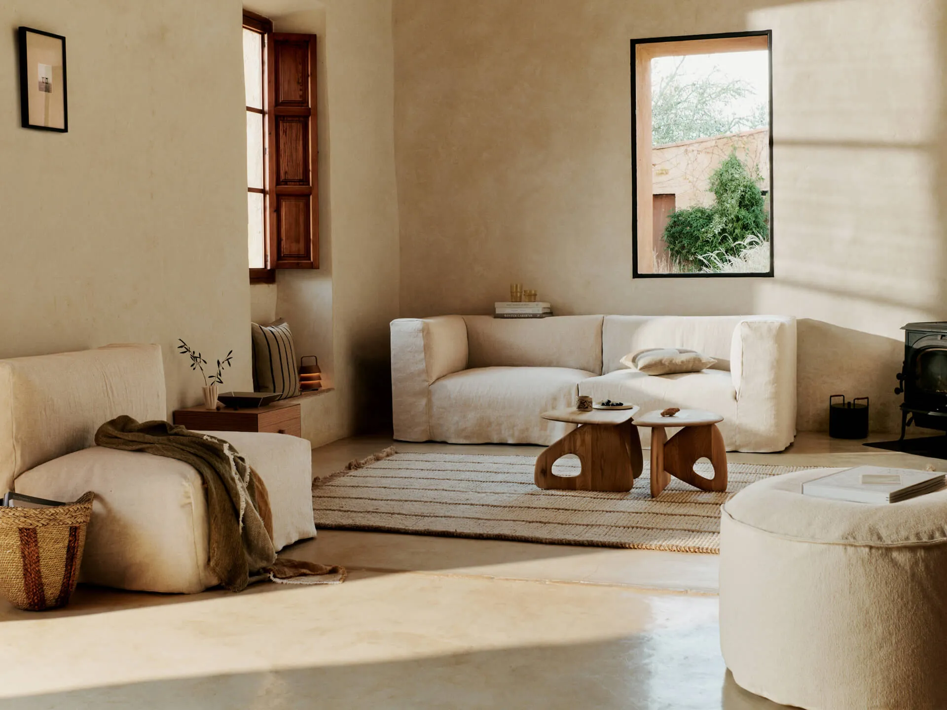 Catena Sofa Armrest Right S401 - Natural, Jute Linen