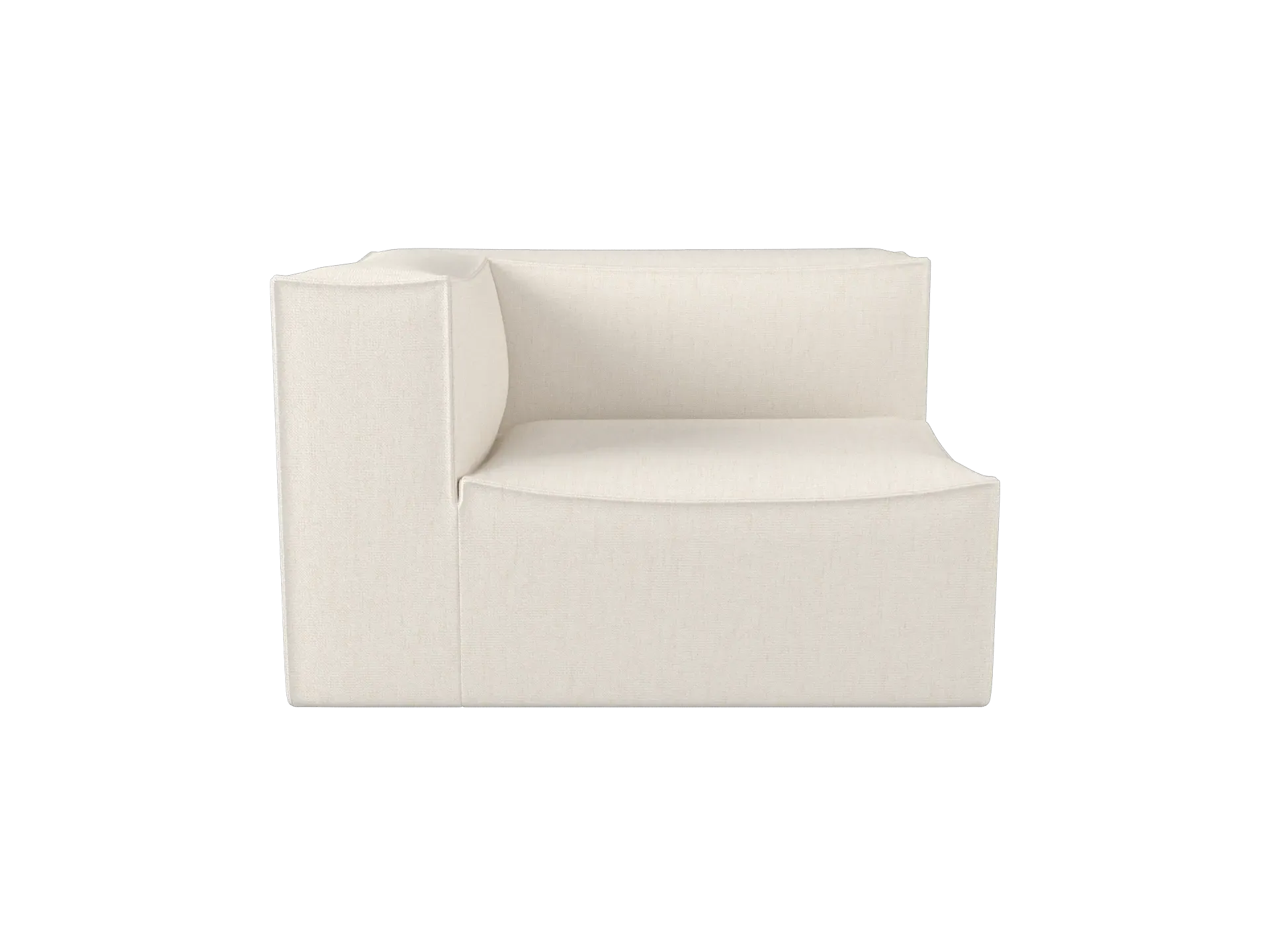 Catena Sofa Armrest Right S401 - Off-White, Bouclé