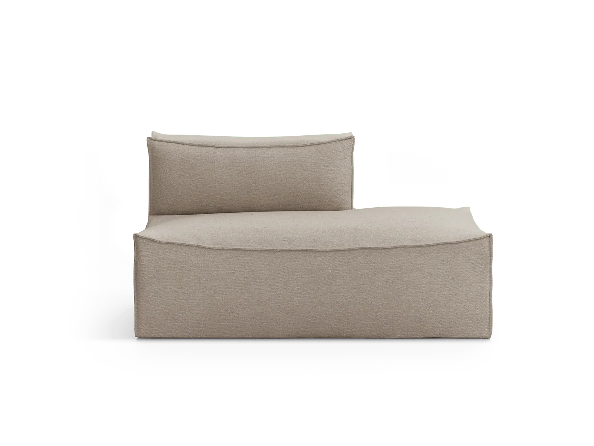 Catena Sofa Open End Left - Natural, Cotton Linen image