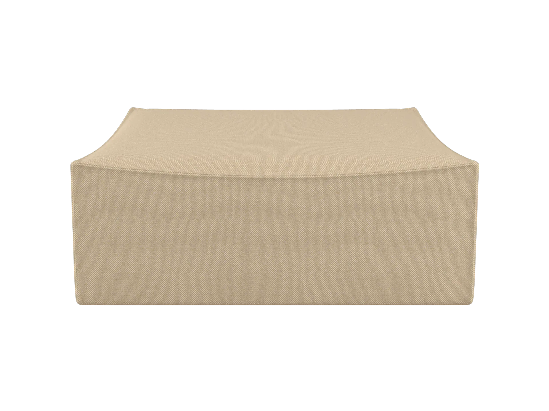 Catena Square Pouf - Beige, Hallingdal