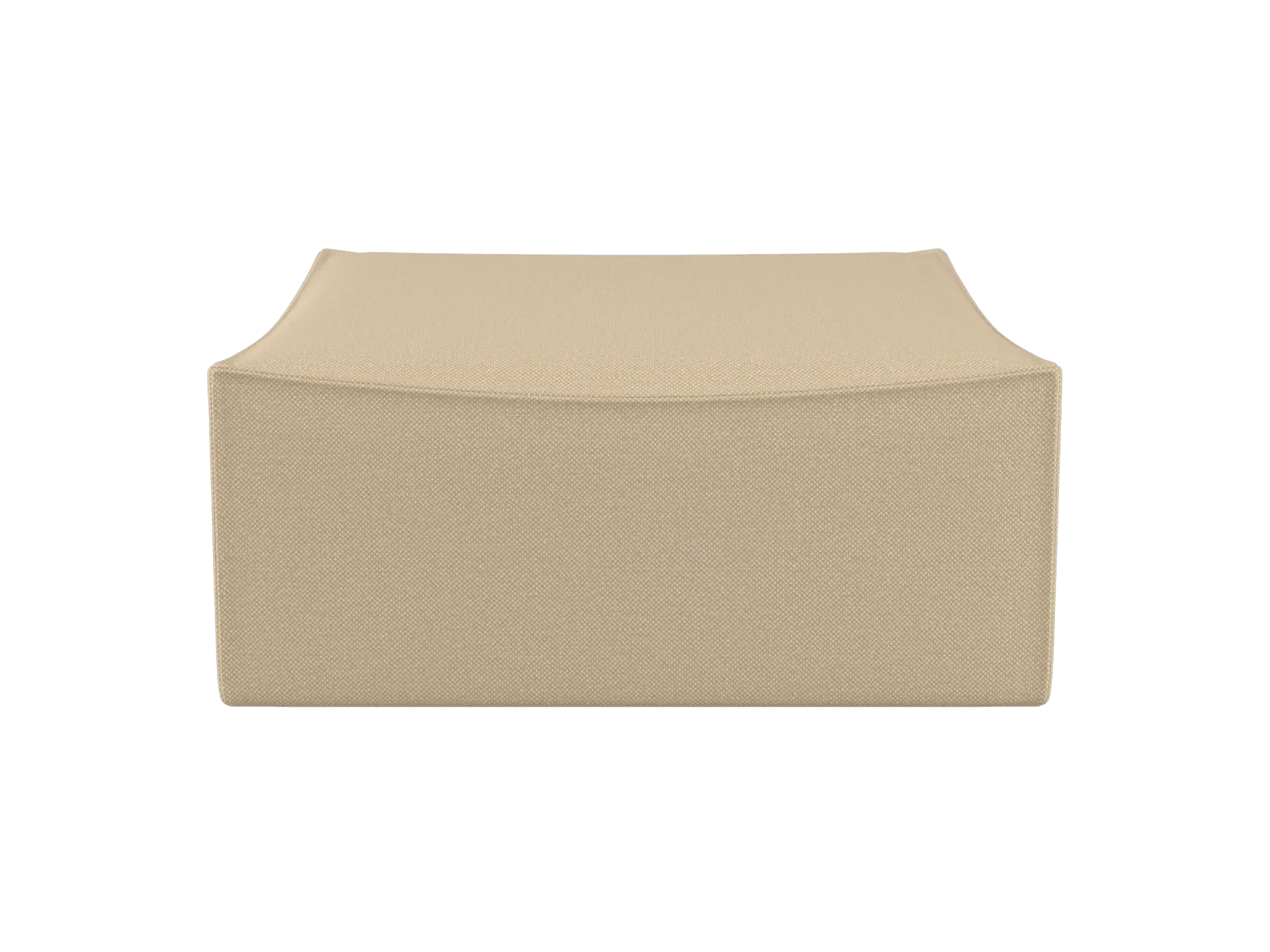 Catena Square Pouf - Beige, Hallingdal