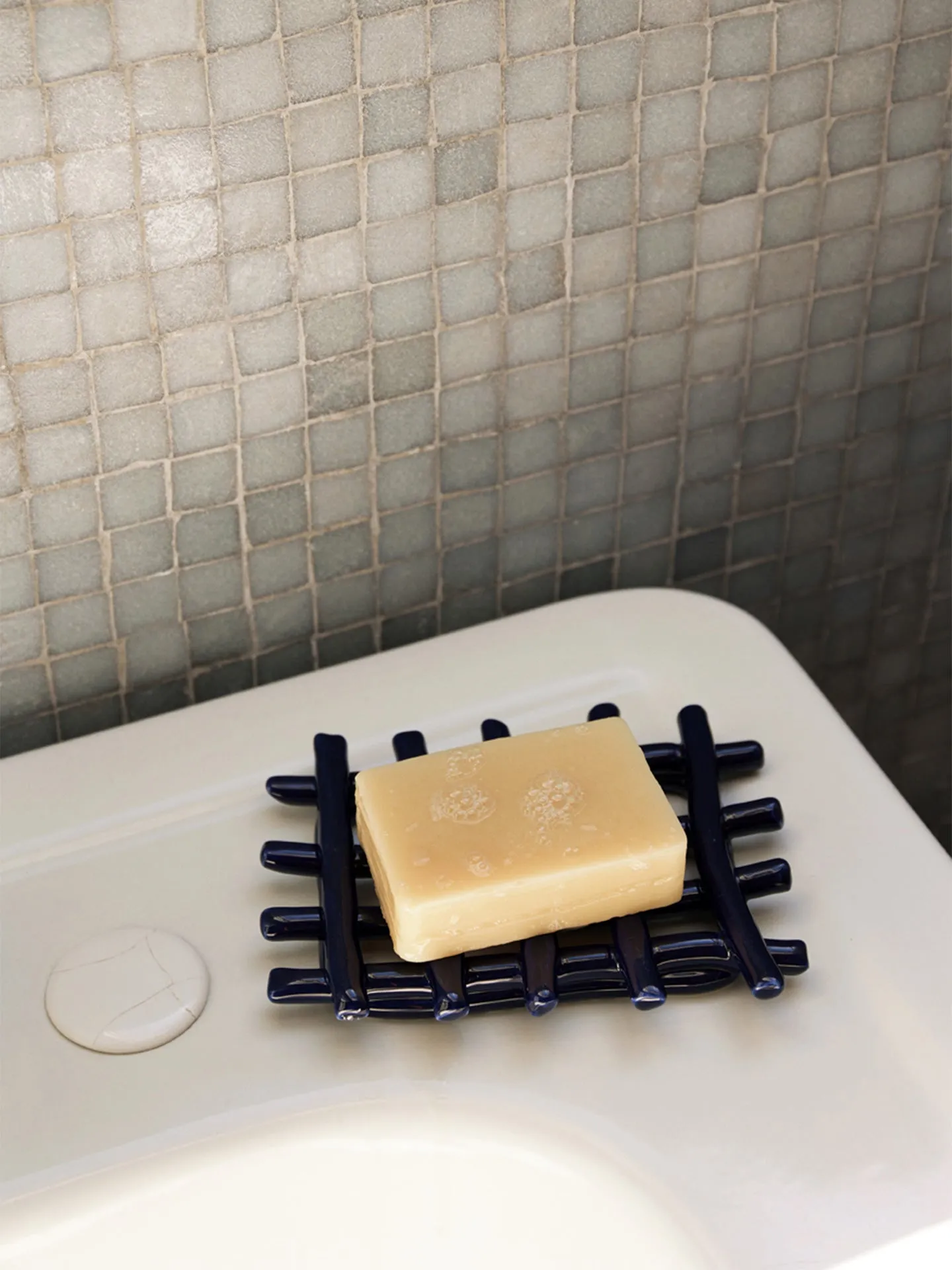 Ceramic Soap Tray - Blue