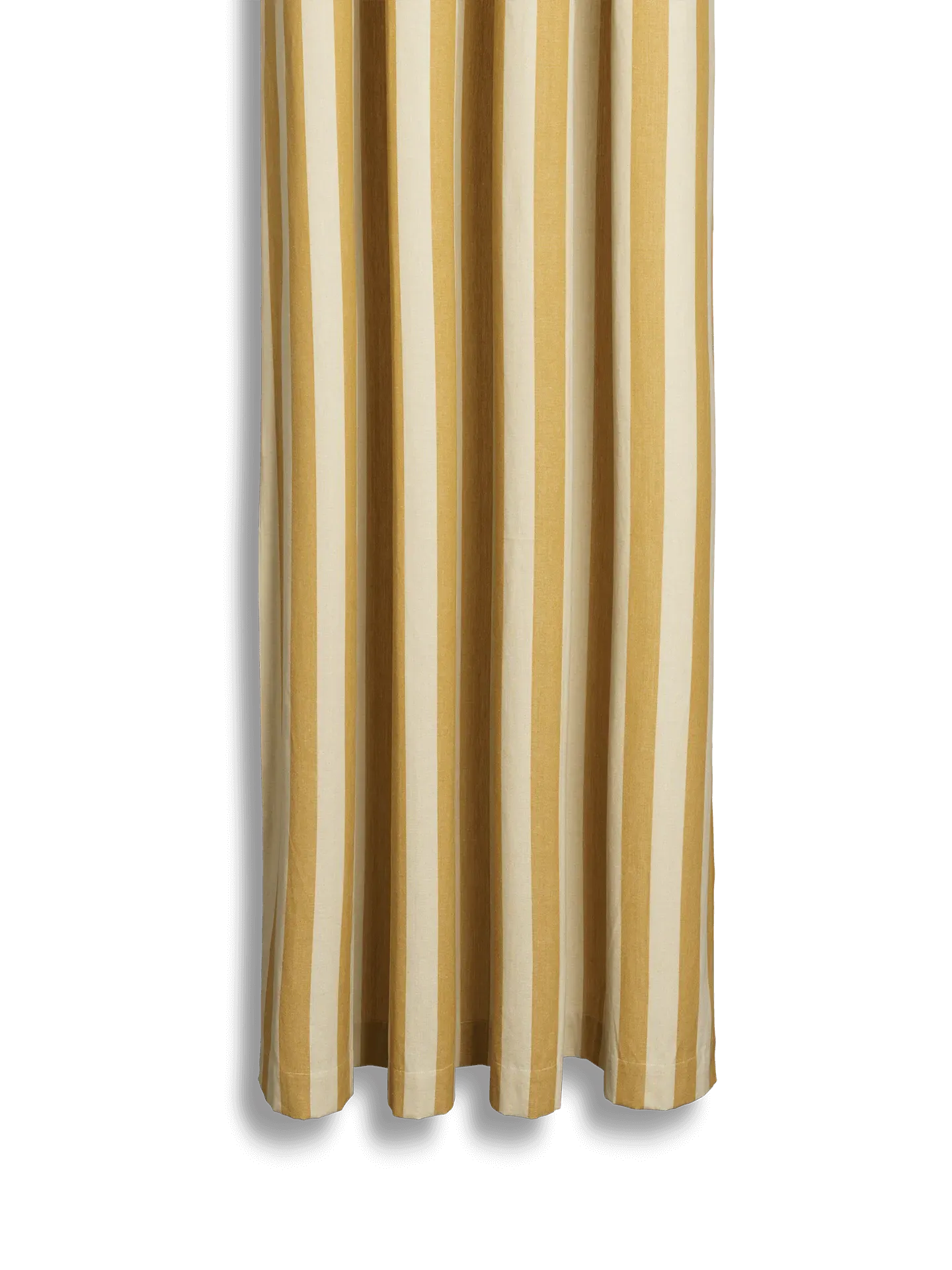 Chambray Shower Curtain - Warm Yellow, Organic Cotton