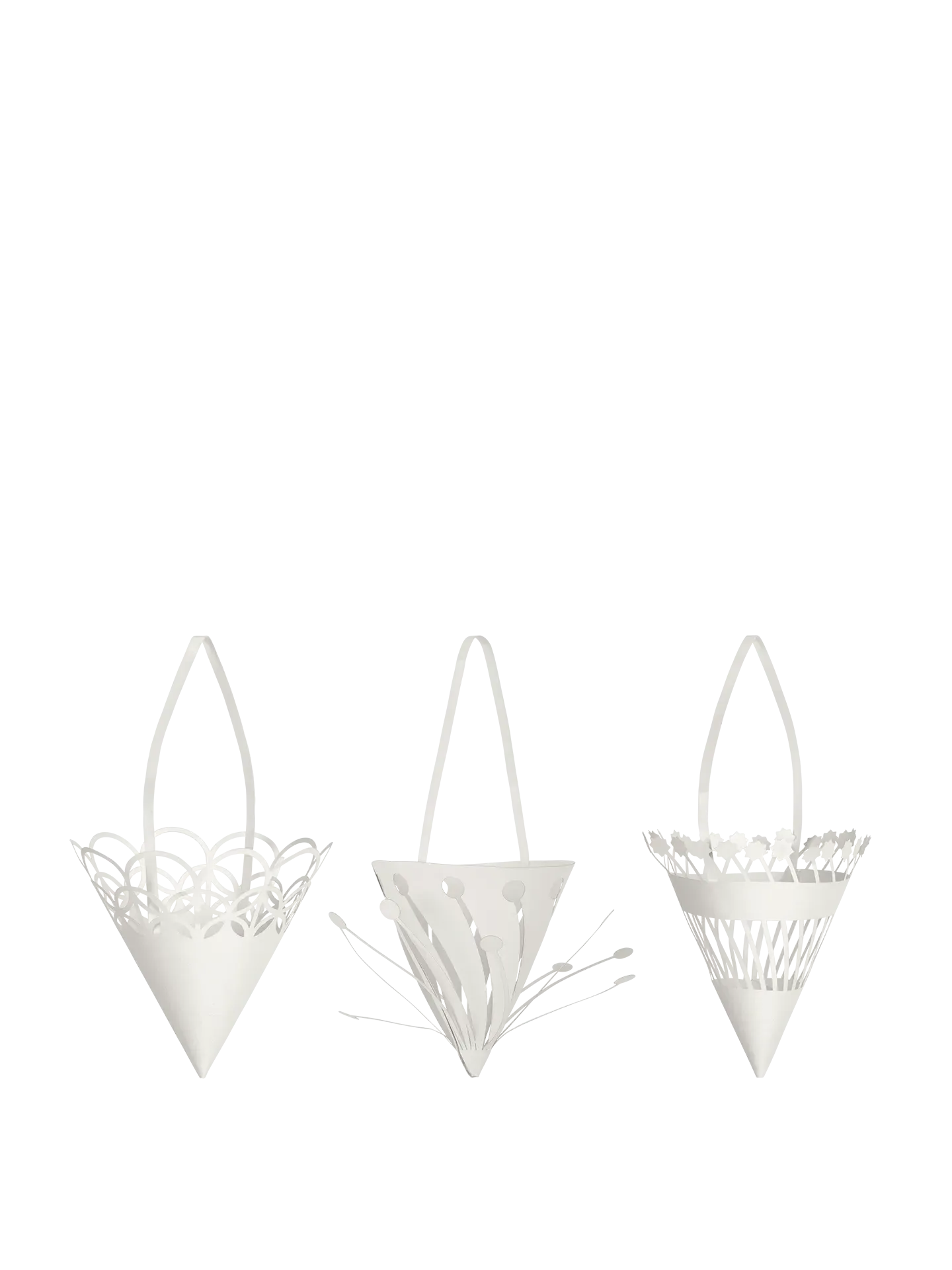 Christmas Paper Cones - Set of 3 image