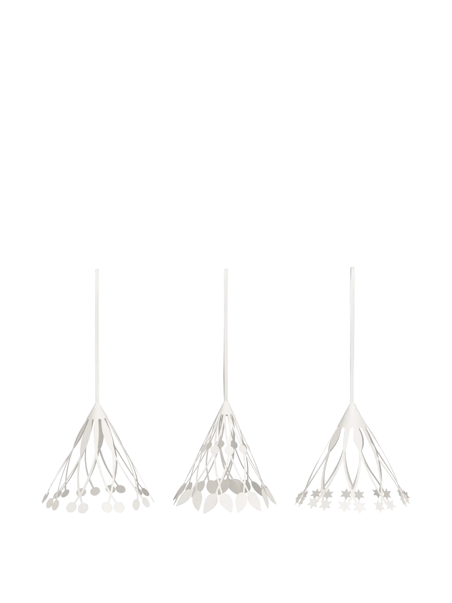 Christmas Paper Tassels - Set of 3