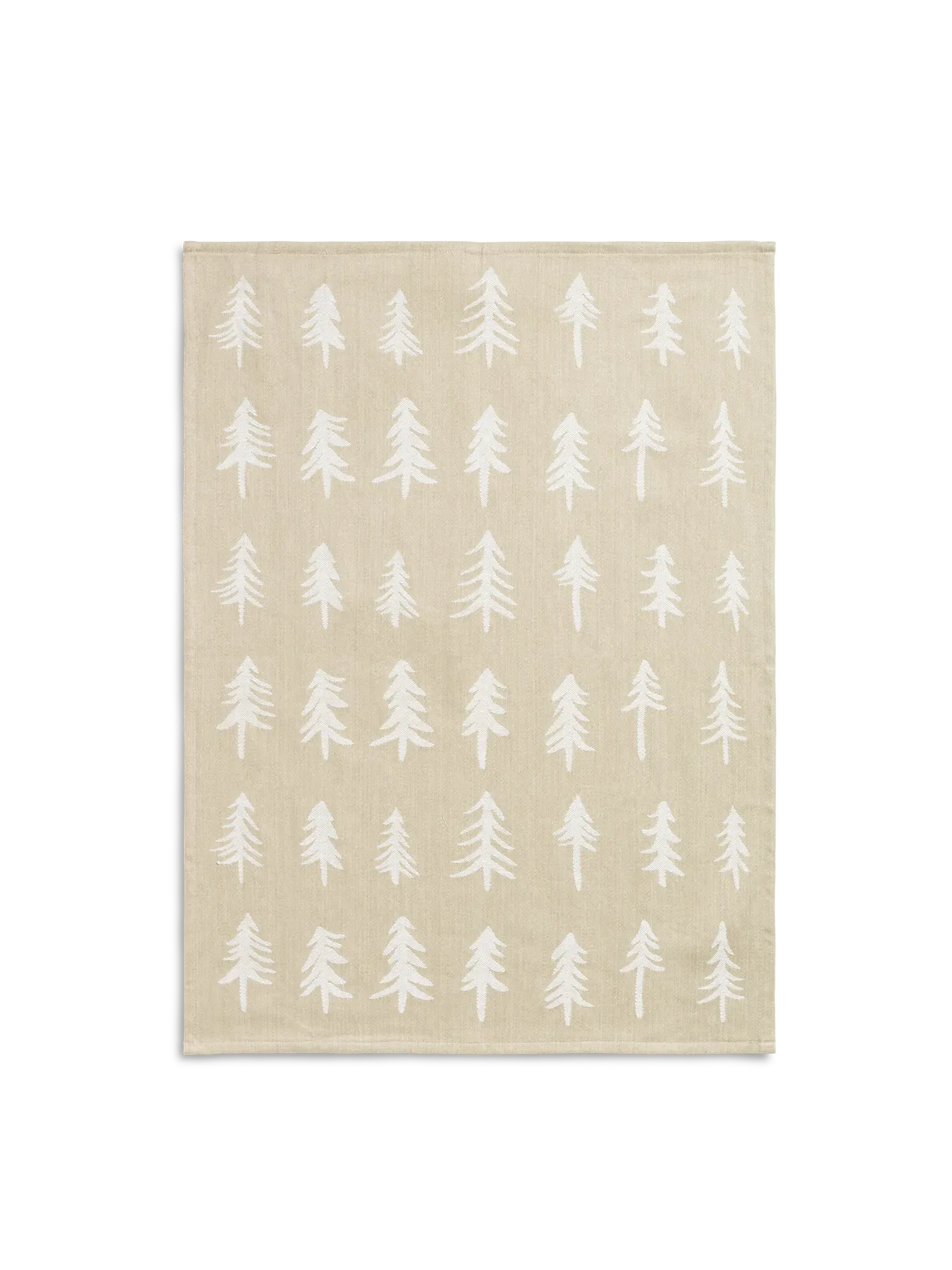 Christmas Tea Towel - Sand