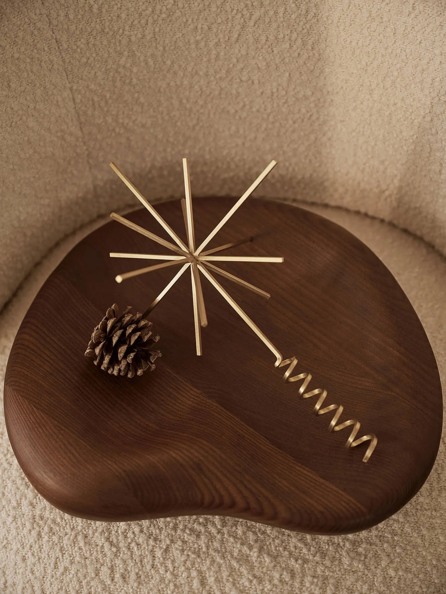 Christmas Tree Top Star - Brass